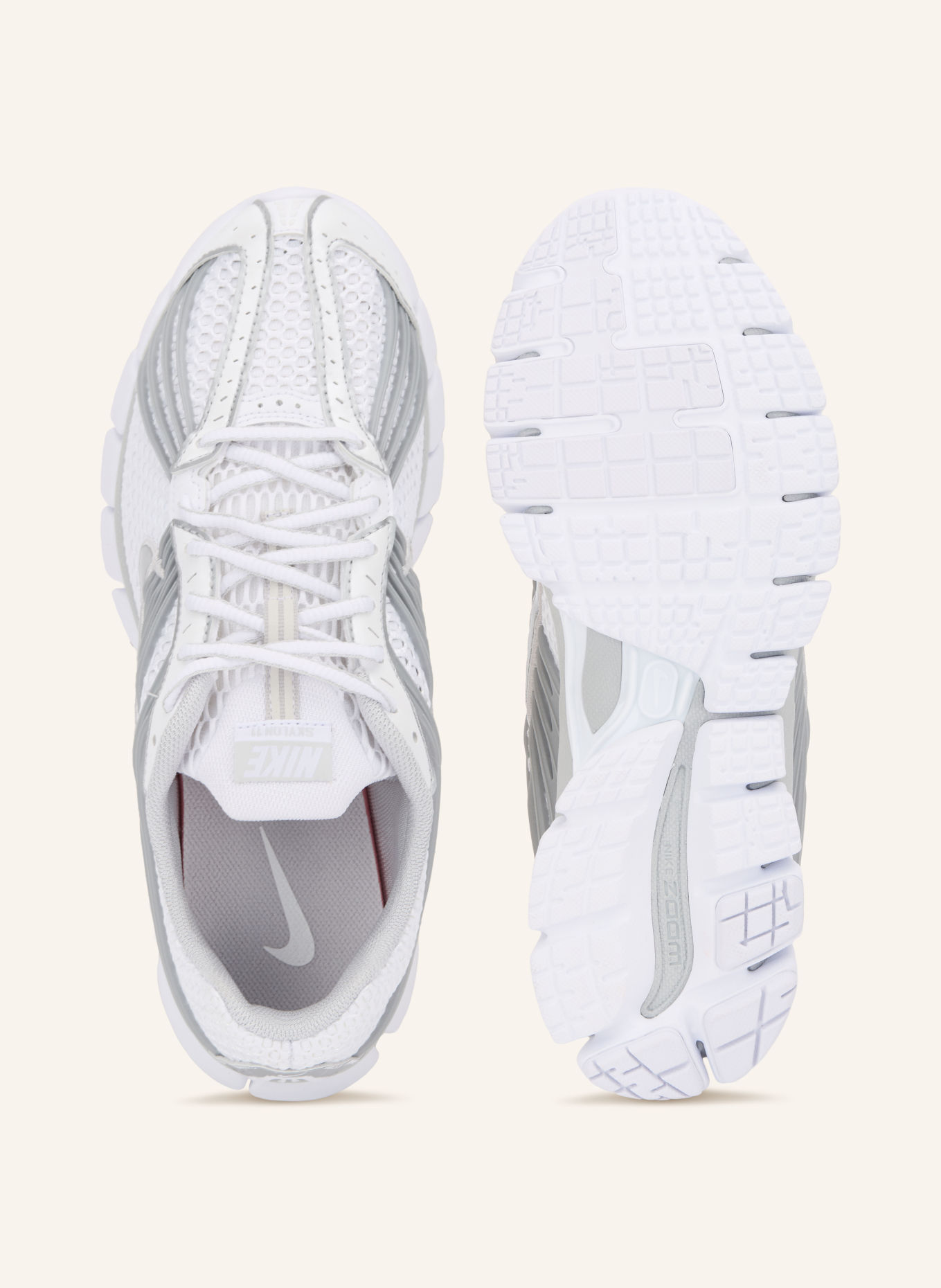 Nike Sneaker ZOOM SKYLON 11: WEISS / SILBER / GRAU