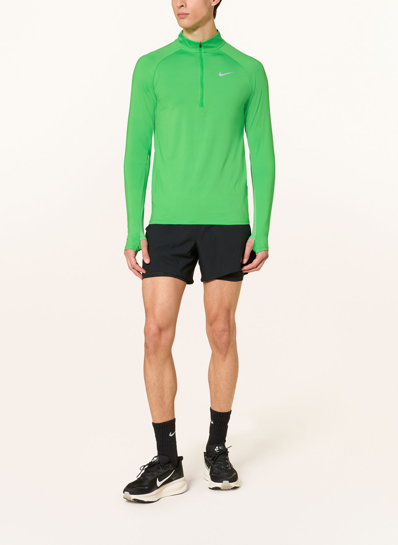 Nike STRIDE Functional Shirt: NEON GREEN
