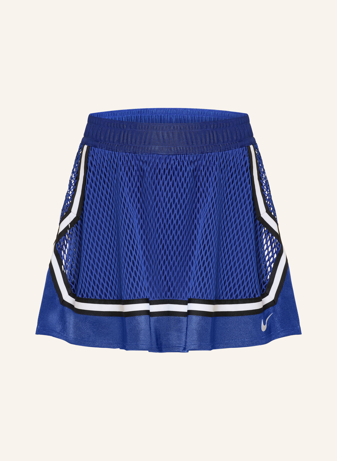 Nike Tennisrok COURT SLAM: DONKERBLAUW / WIT / ZWART