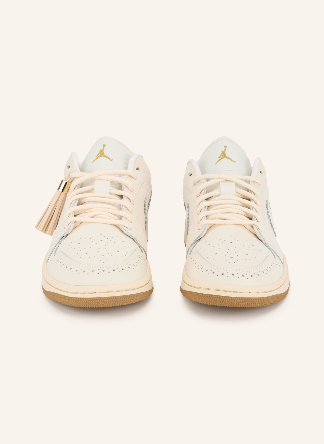 JORDAN Sneaker AIR JORDAN 1: ECRU / GOLD