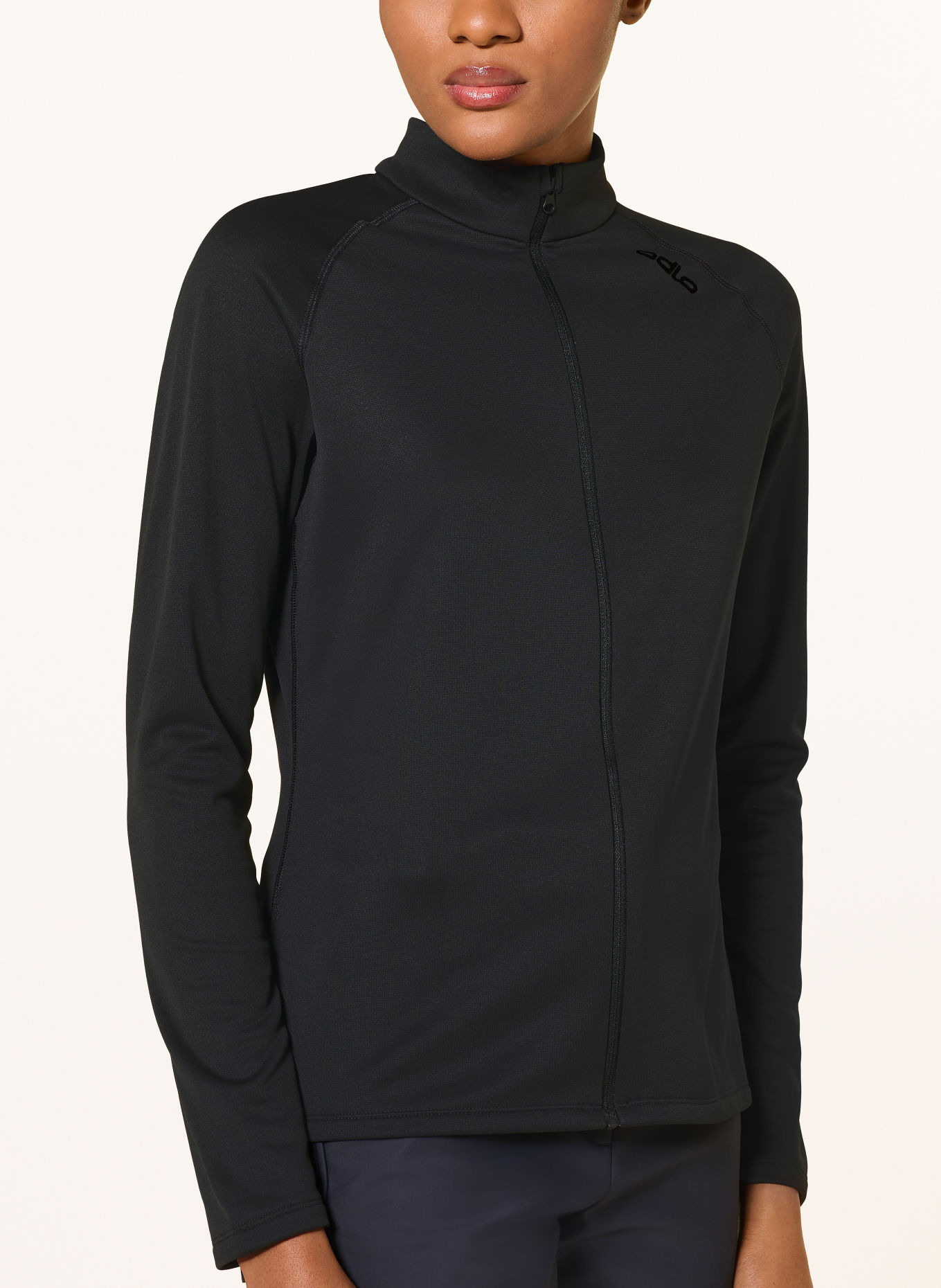 odlo Veste de couche intermédiaire ESSENTIAL: NOIR
