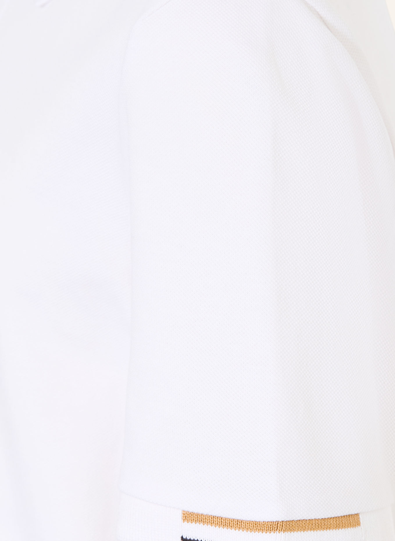 BOSS Polo piqué: BLANC / CHAMEAU / NOIR