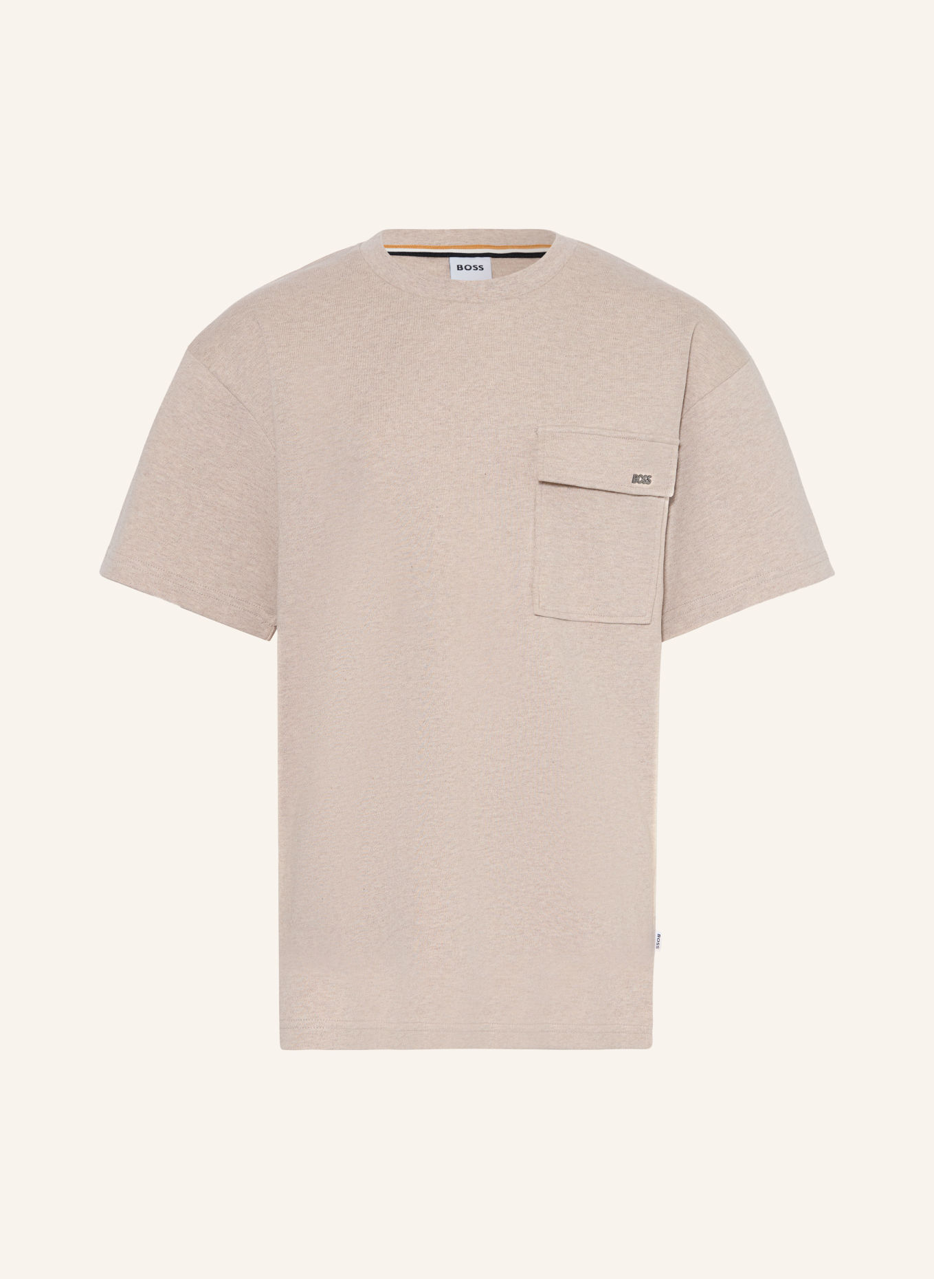 BOSS T-shirt: BEIGE