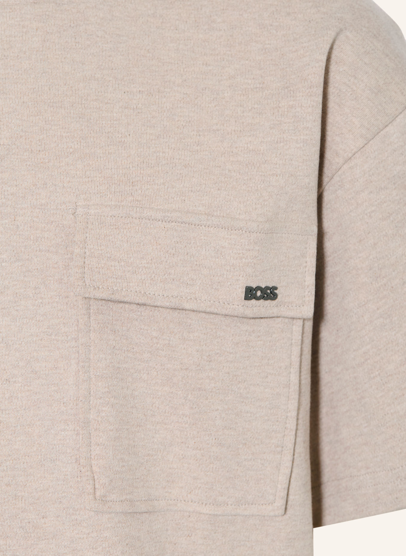 BOSS T-shirt: BEIGE