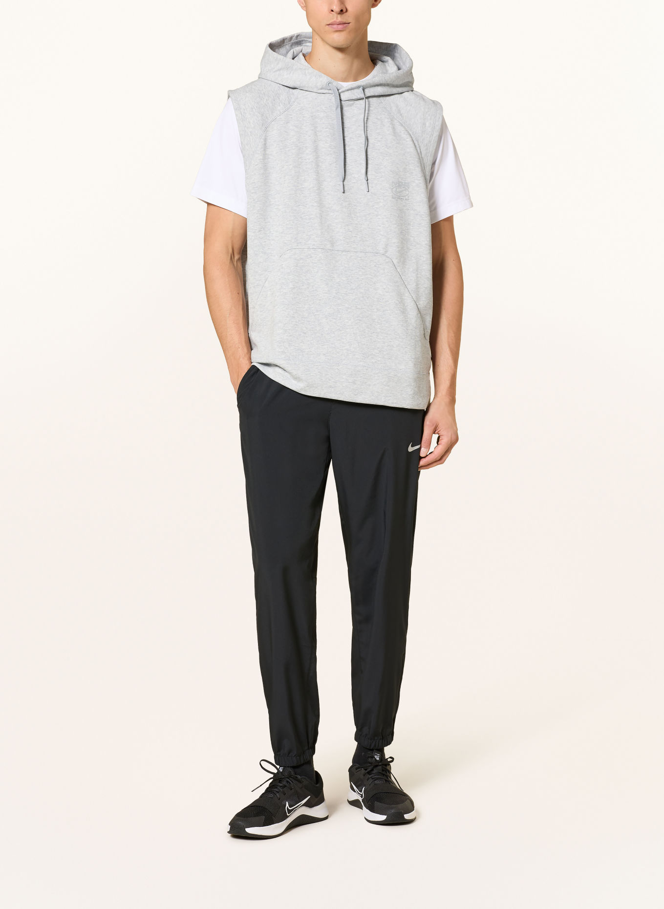 Nike Oversized-Hoodie NAC: HELLGRAU