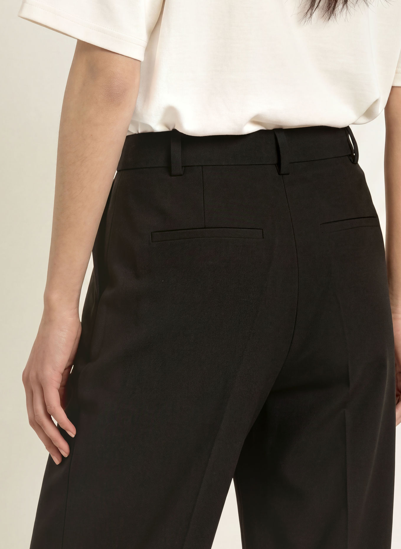 Part Two DOMENIC 7/8-length trousers: BLACK