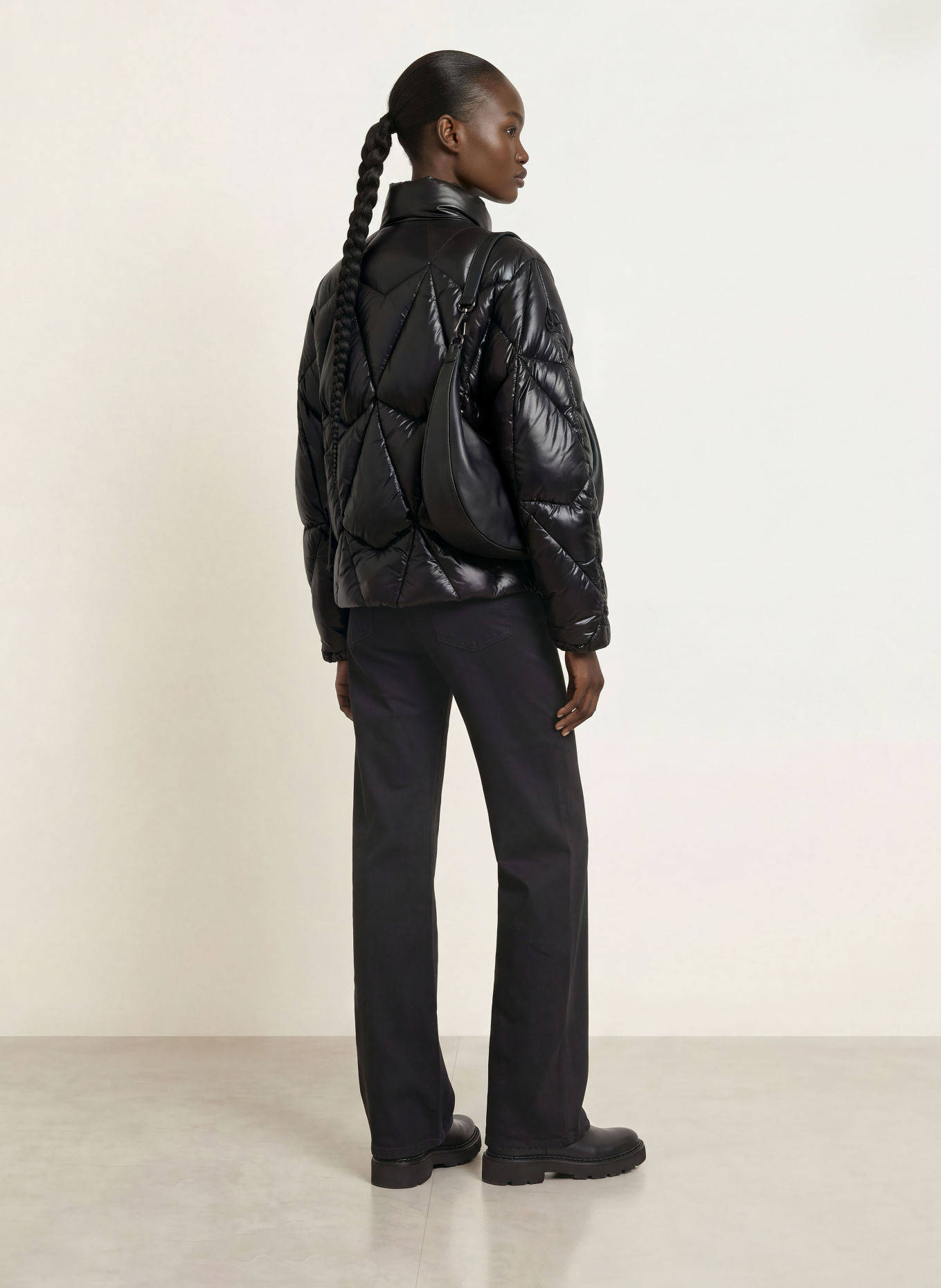 MOOSE KNUCKLES ICEBERG Down Jacket: BLACK