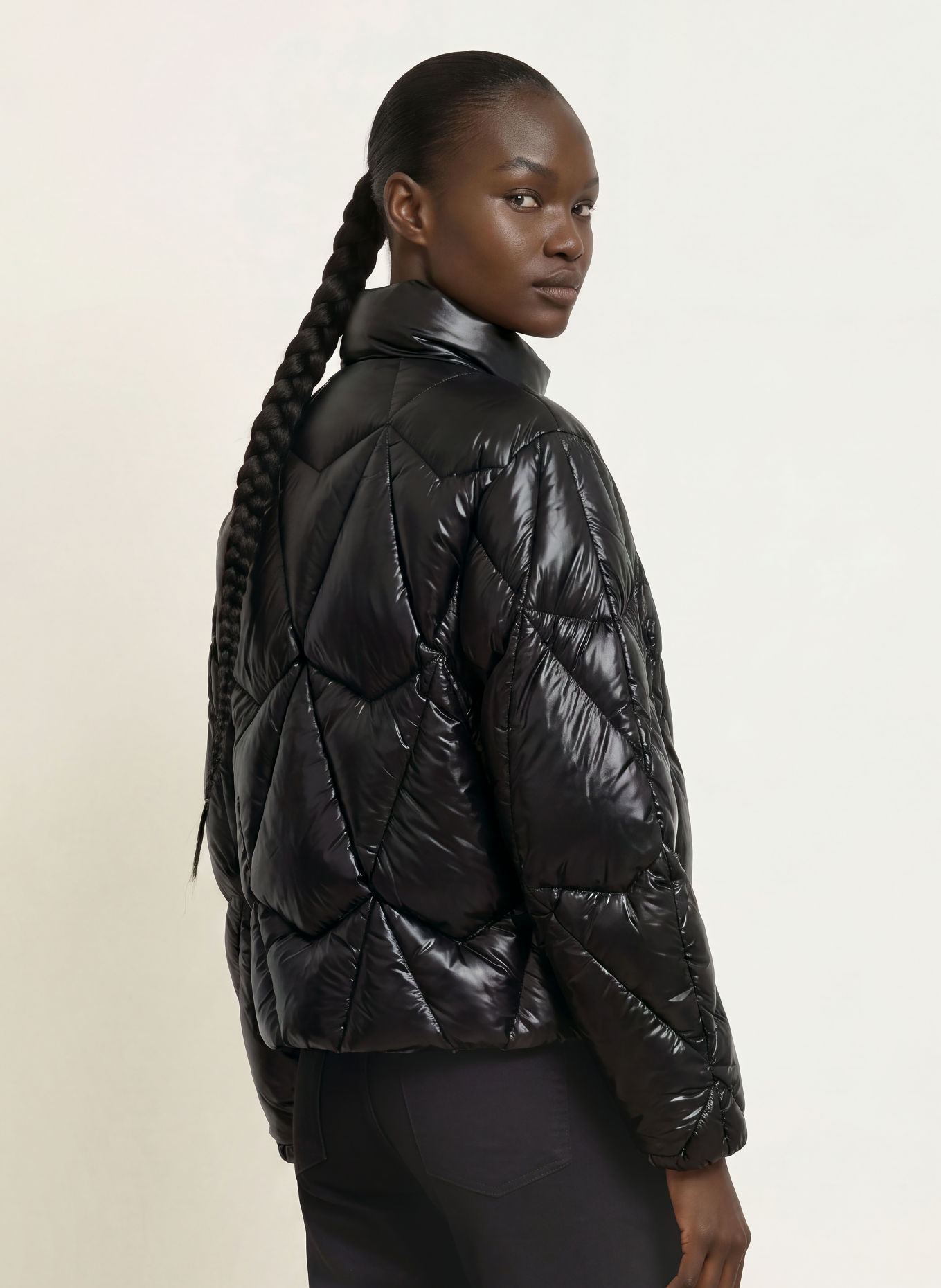 MOOSE KNUCKLES ICEBERG Down Jacket: BLACK