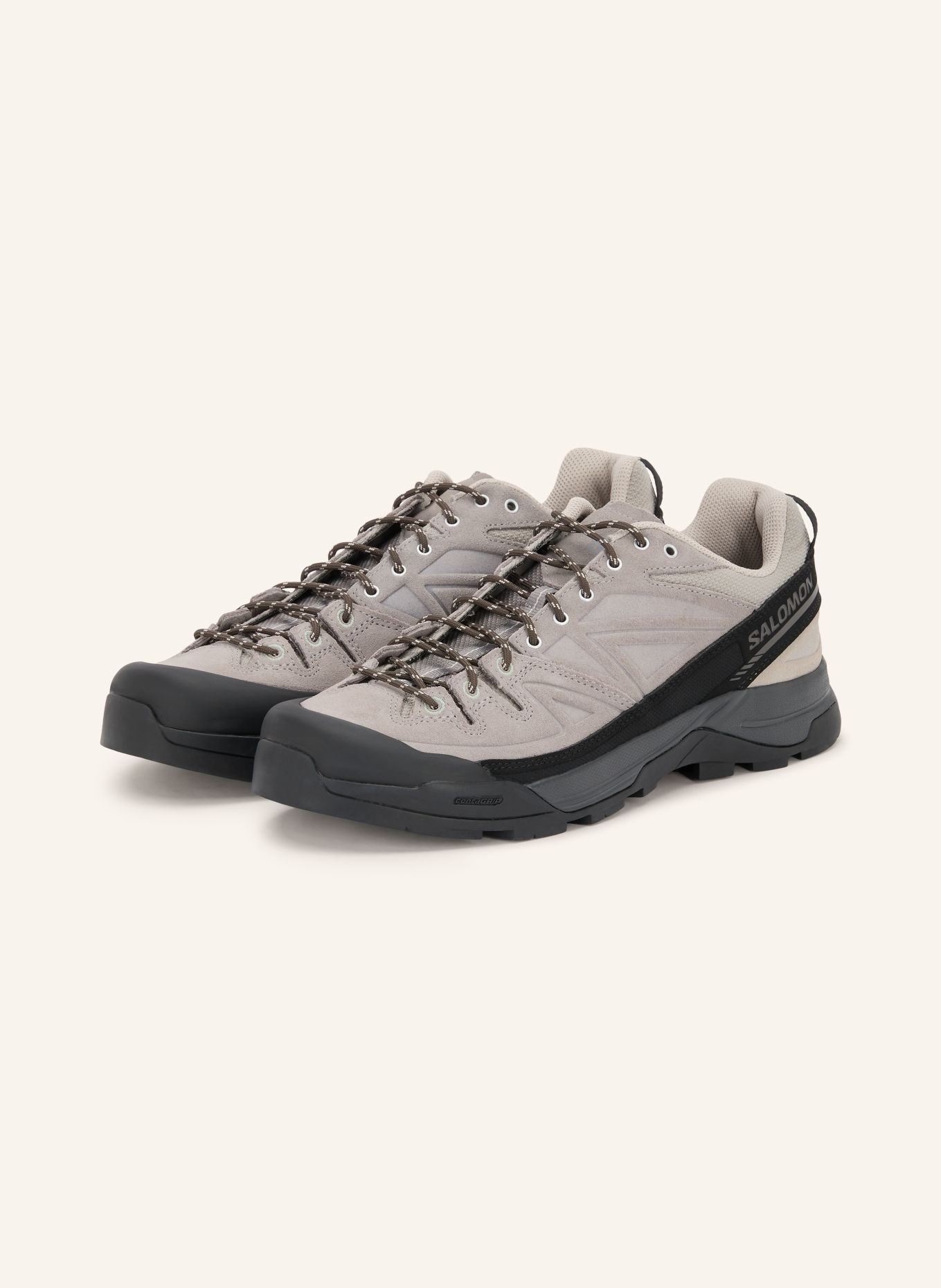 SALOMON Sneaker X-ALP LTR: GRAU / SCHWARZ