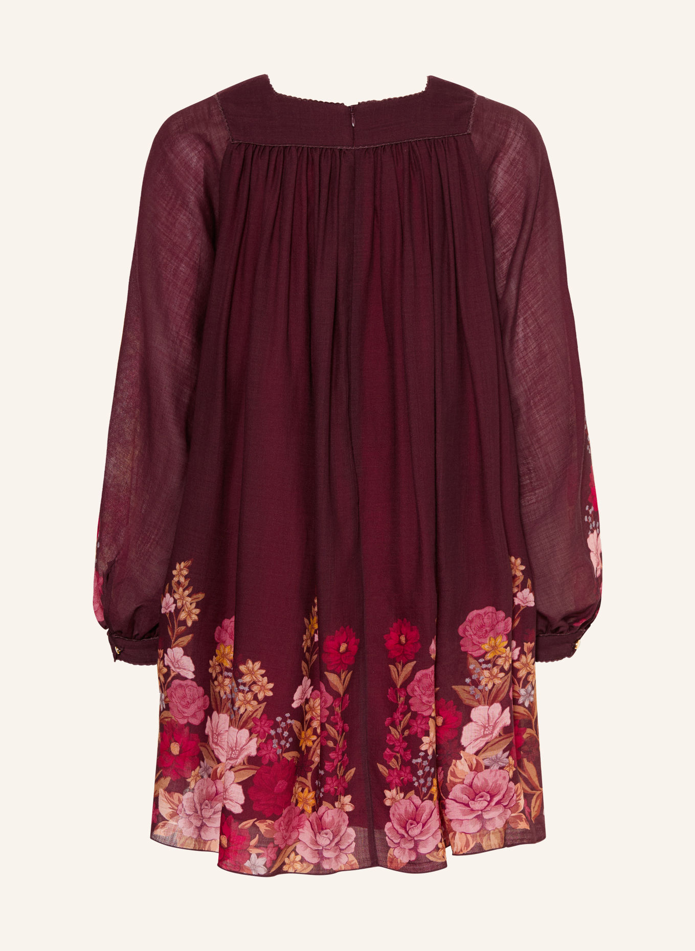 Chloé Robe: ROUGE FONCÉ / MARRON CLAIR / FUCHSIA