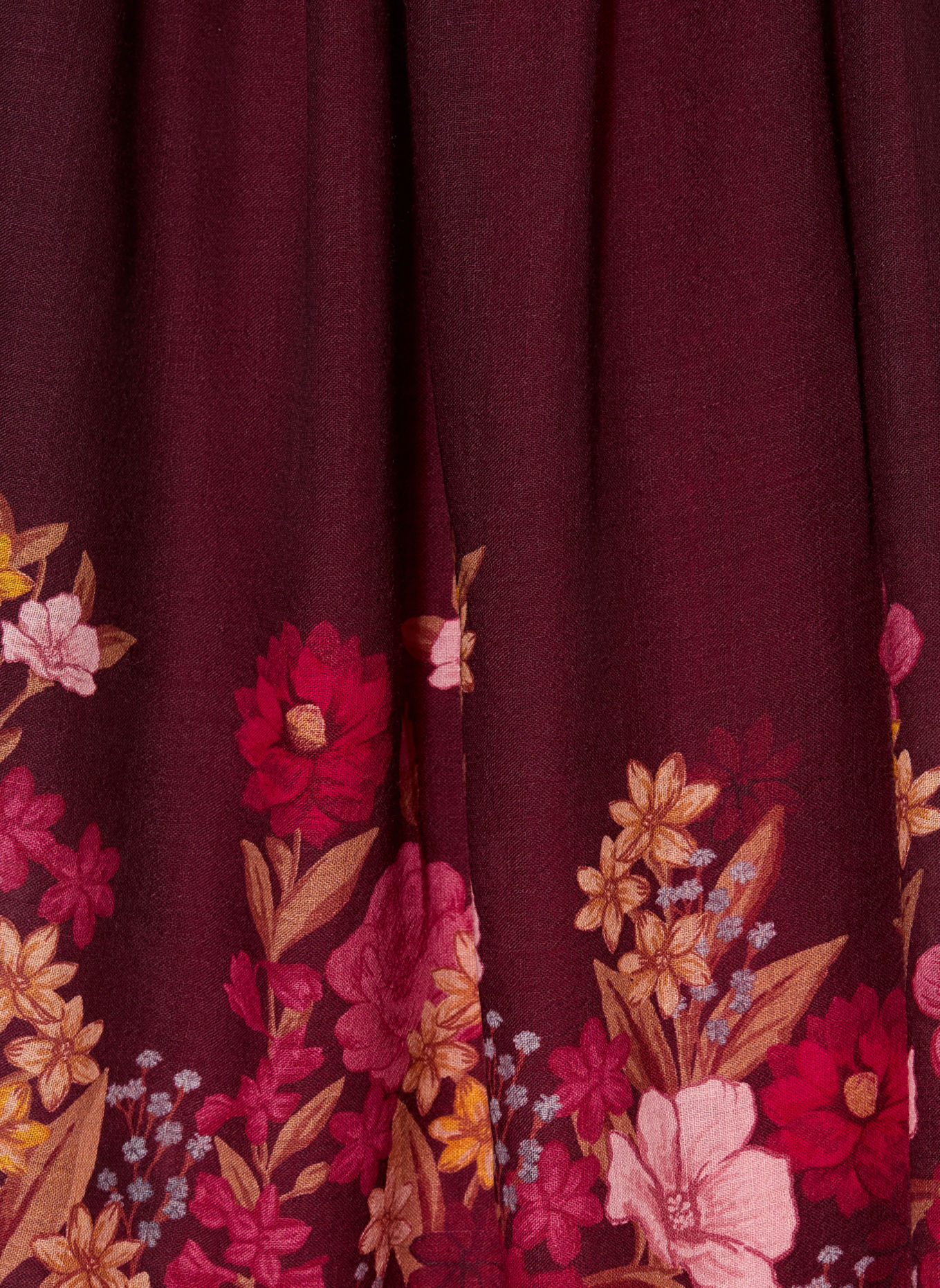 Chloé Robe: ROUGE FONCÉ / MARRON CLAIR / FUCHSIA