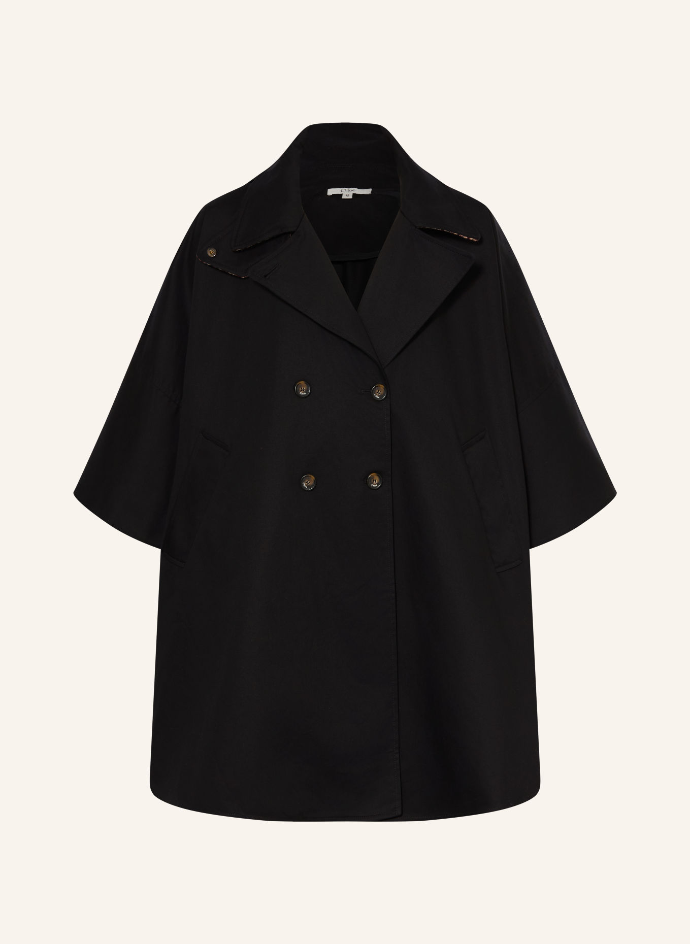 Chloé Cape: SCHWARZ / CAMEL / DUNKELROT
