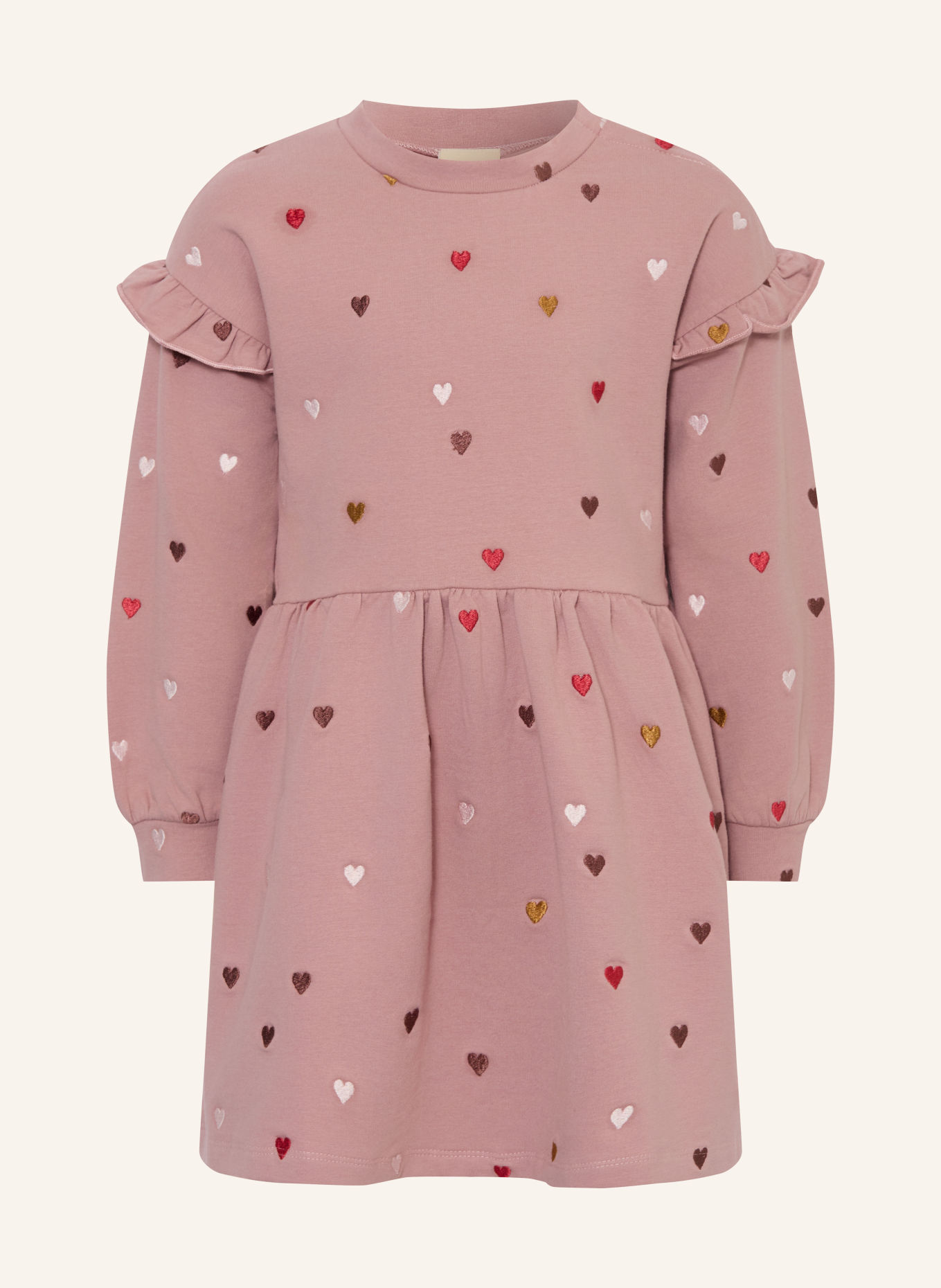 HUST and CLAIRE Sweatjurk HCDONNA: VIEUX ROSE / ROOD / WIT