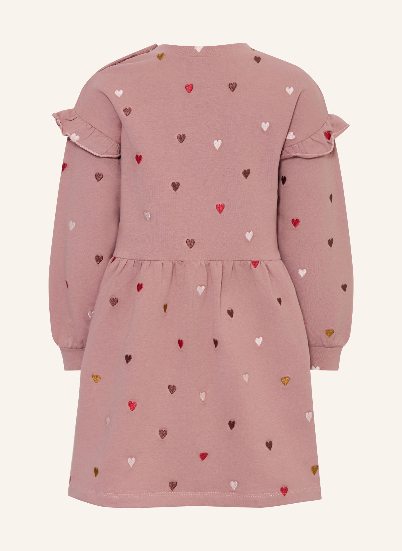 HUST and CLAIRE Sweatjurk HCDONNA: VIEUX ROSE / ROOD / WIT