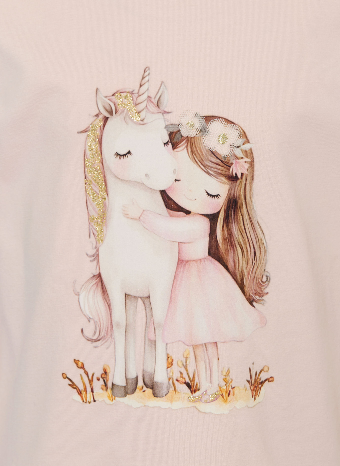 HUST and CLAIRE Longsleeve HCALMA: ROSE CLAIR / GOUD / BRUIN