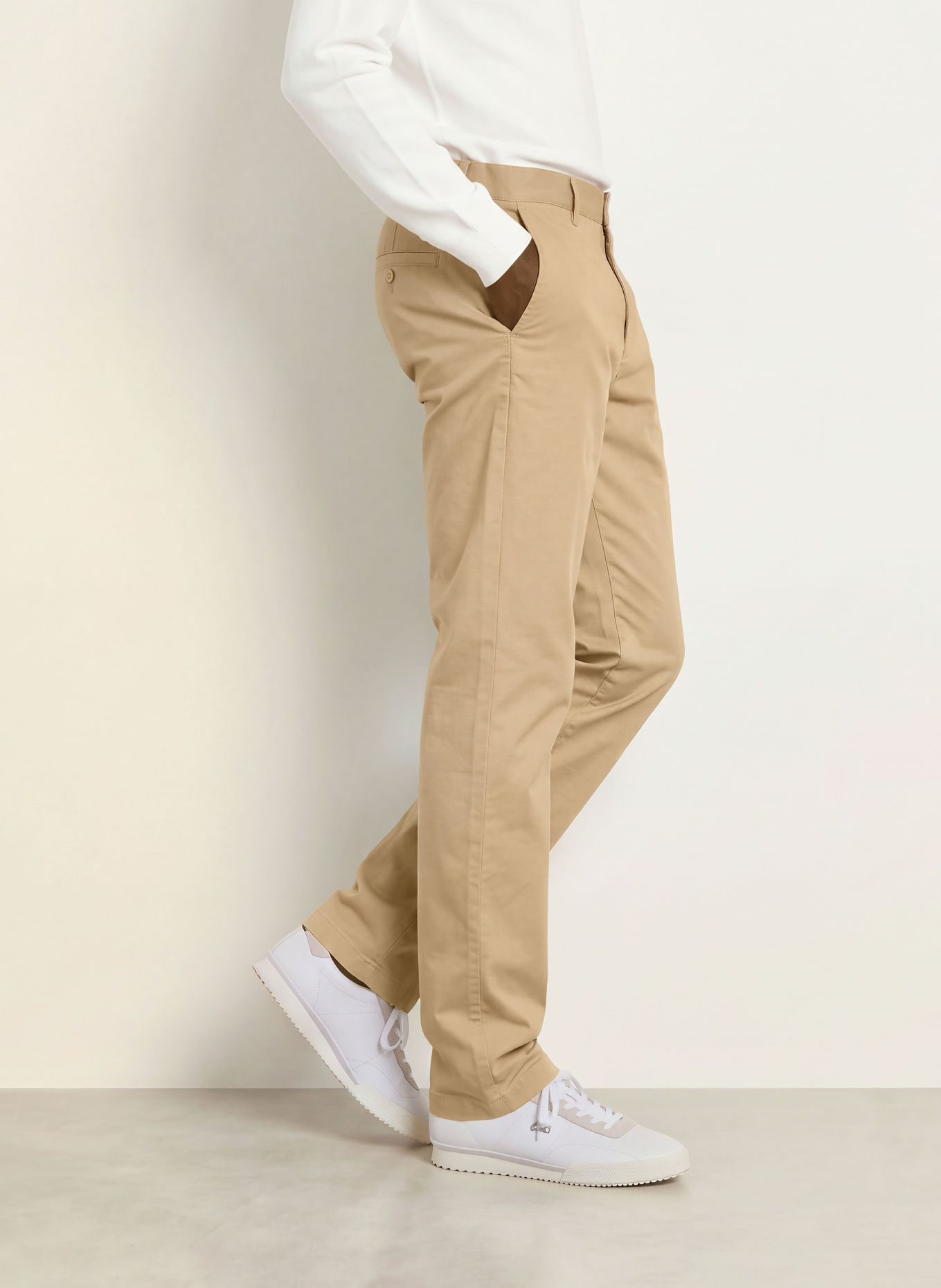 LACOSTE Chino Slim Fit: CAMEL