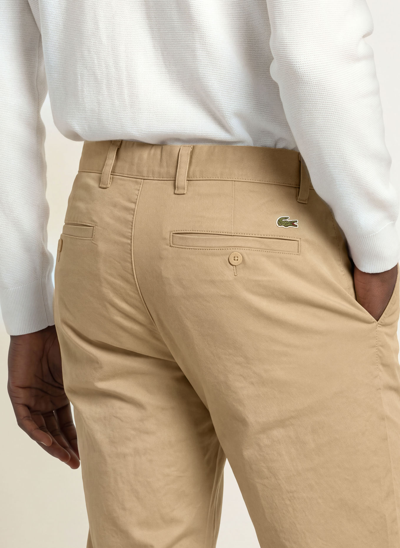 LACOSTE Chino Slim Fit: CAMEL