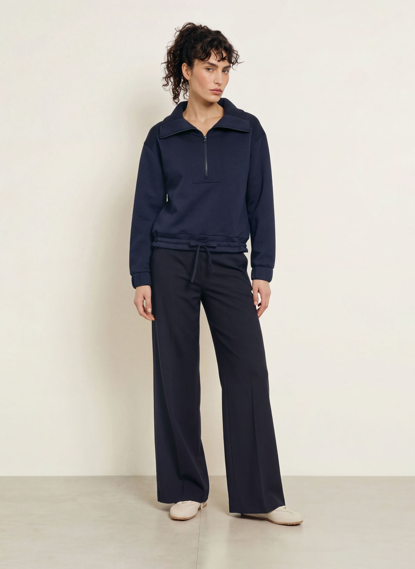 REISS Sweatshirt LANEY: DONKERBLAUW