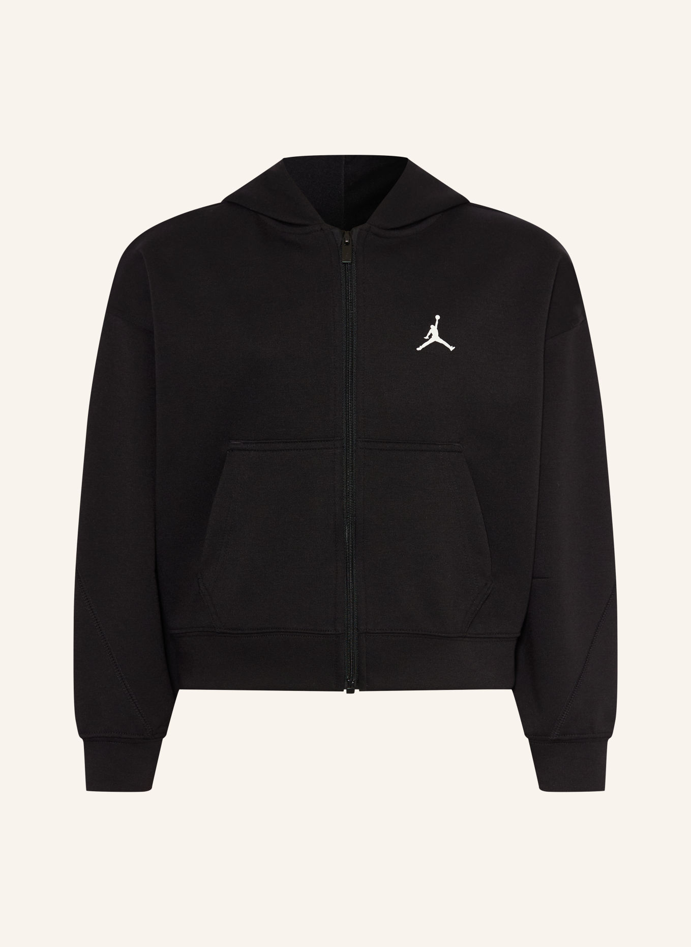 JORDAN Sweat zippé MAVEEN: NOIR / BLANC