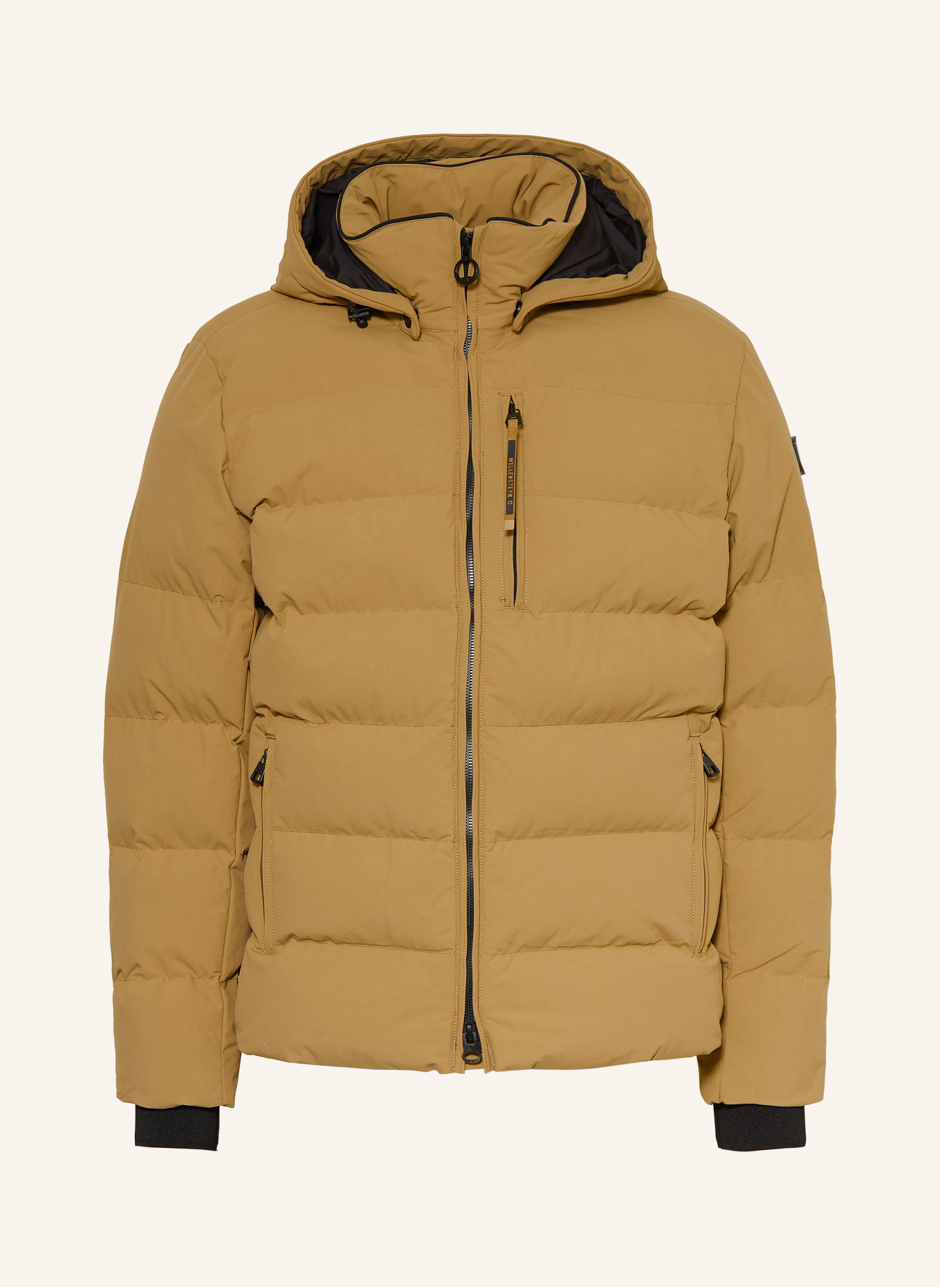WELLENSTEYN Steppjacke BLACKBIRD mit abnehmbarer Kapuze: BEIGE