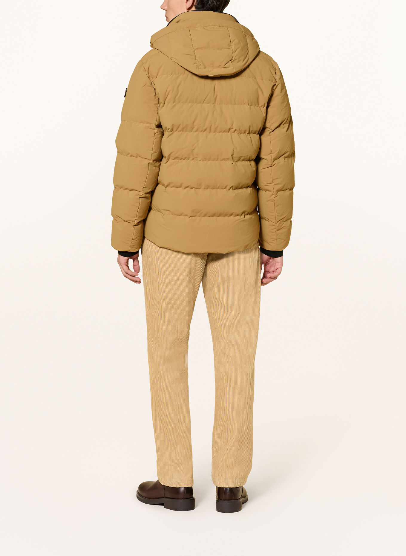 WELLENSTEYN Steppjacke BLACKBIRD mit abnehmbarer Kapuze: BEIGE