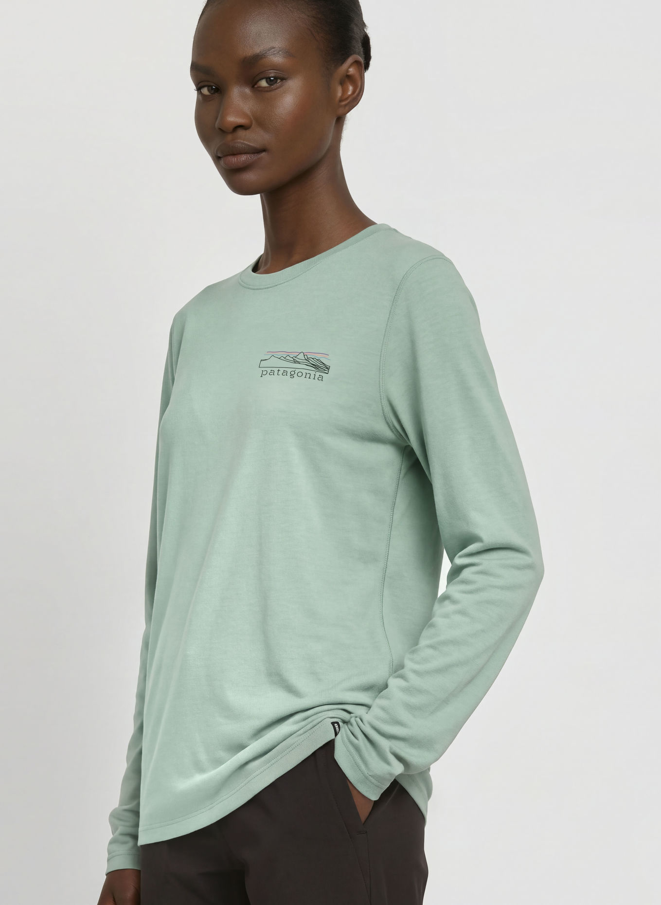 patagonia Longsleeve COOL TRAIL: MINT