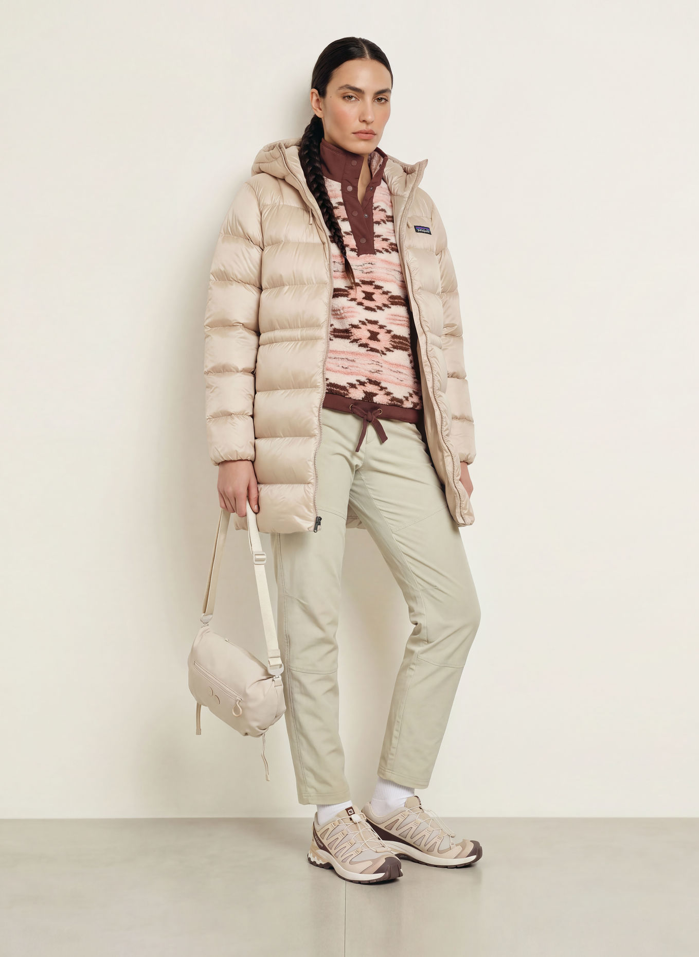 patagonia Donsparka FITZ ROY: BEIGE