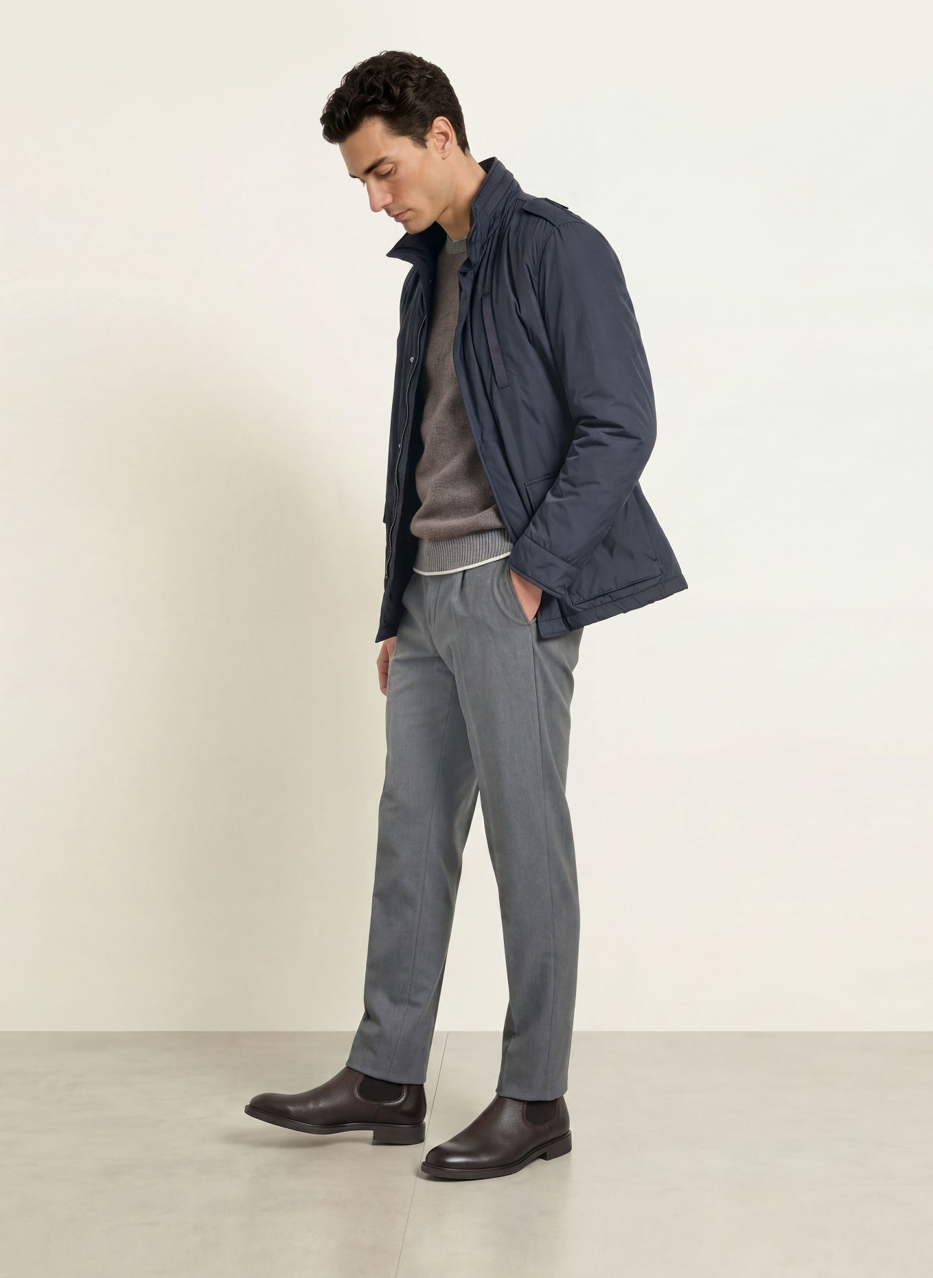 HERNO Jacket: DARK BLUE