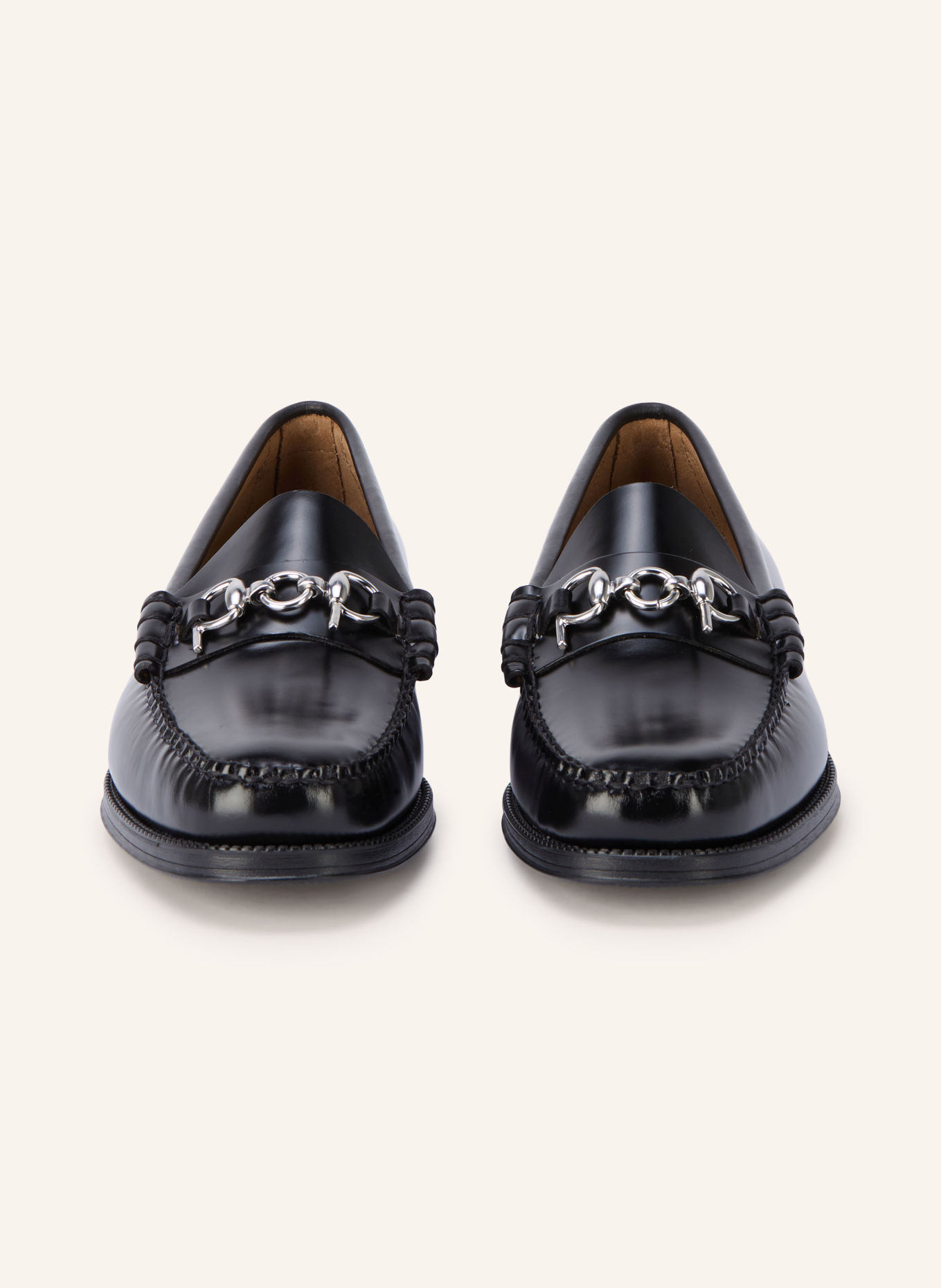G.H.Bass Loafers: ZWART