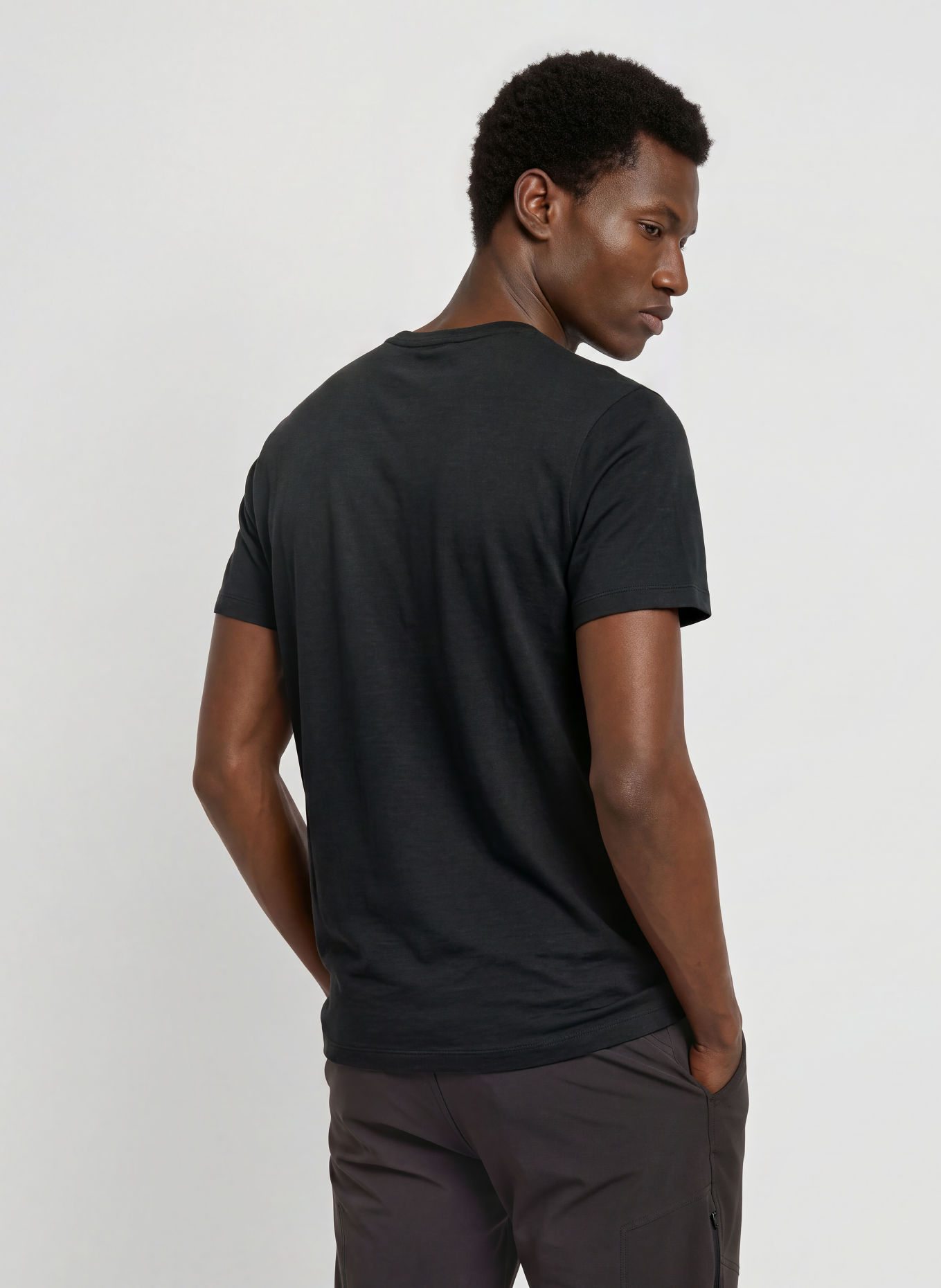 icebreaker T-shirt MERINO 150 TECH LITE: ZWART / ROOD / GROEN