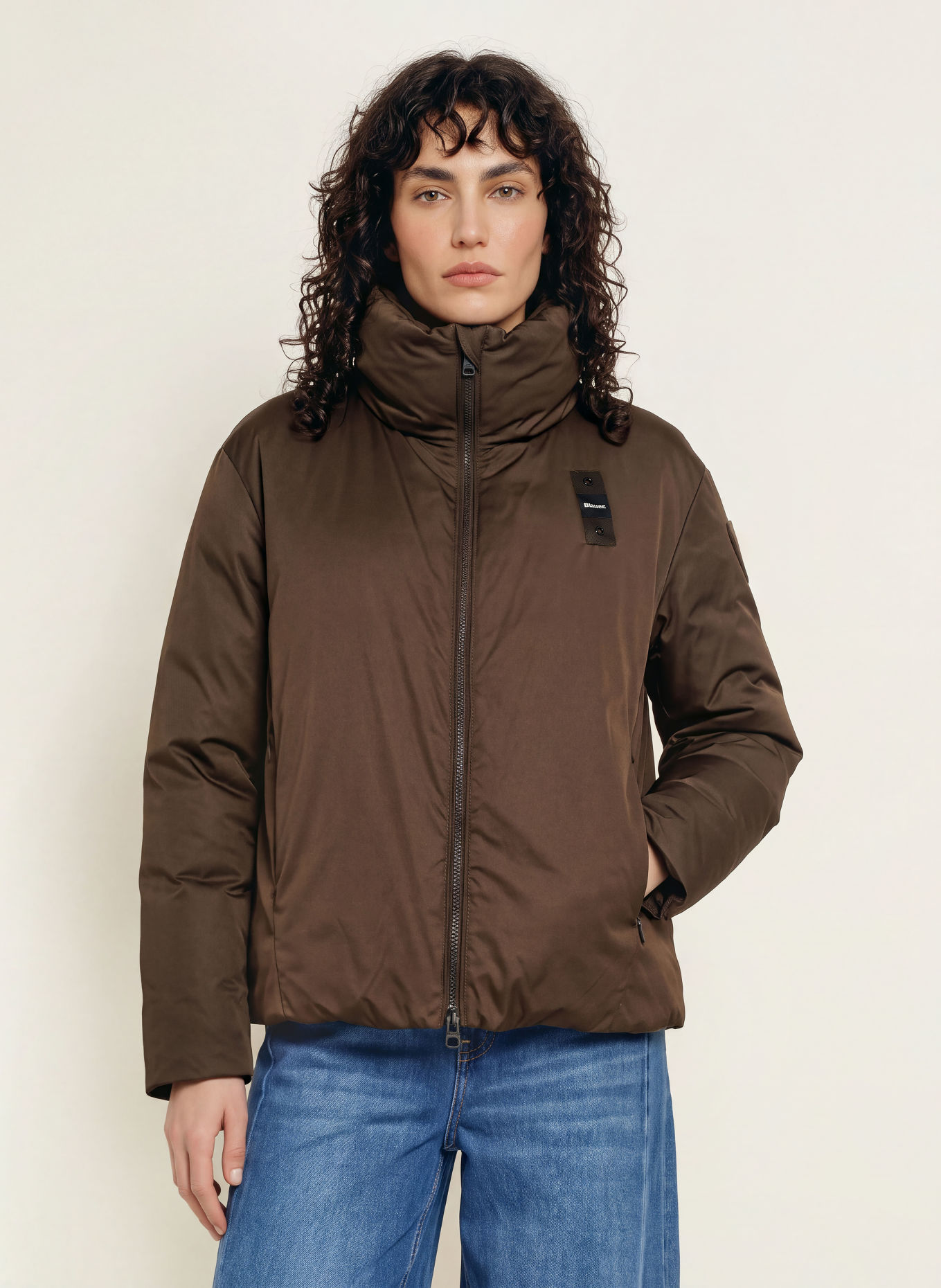 Blauer MELLEN Down Jacket: DARK BROWN