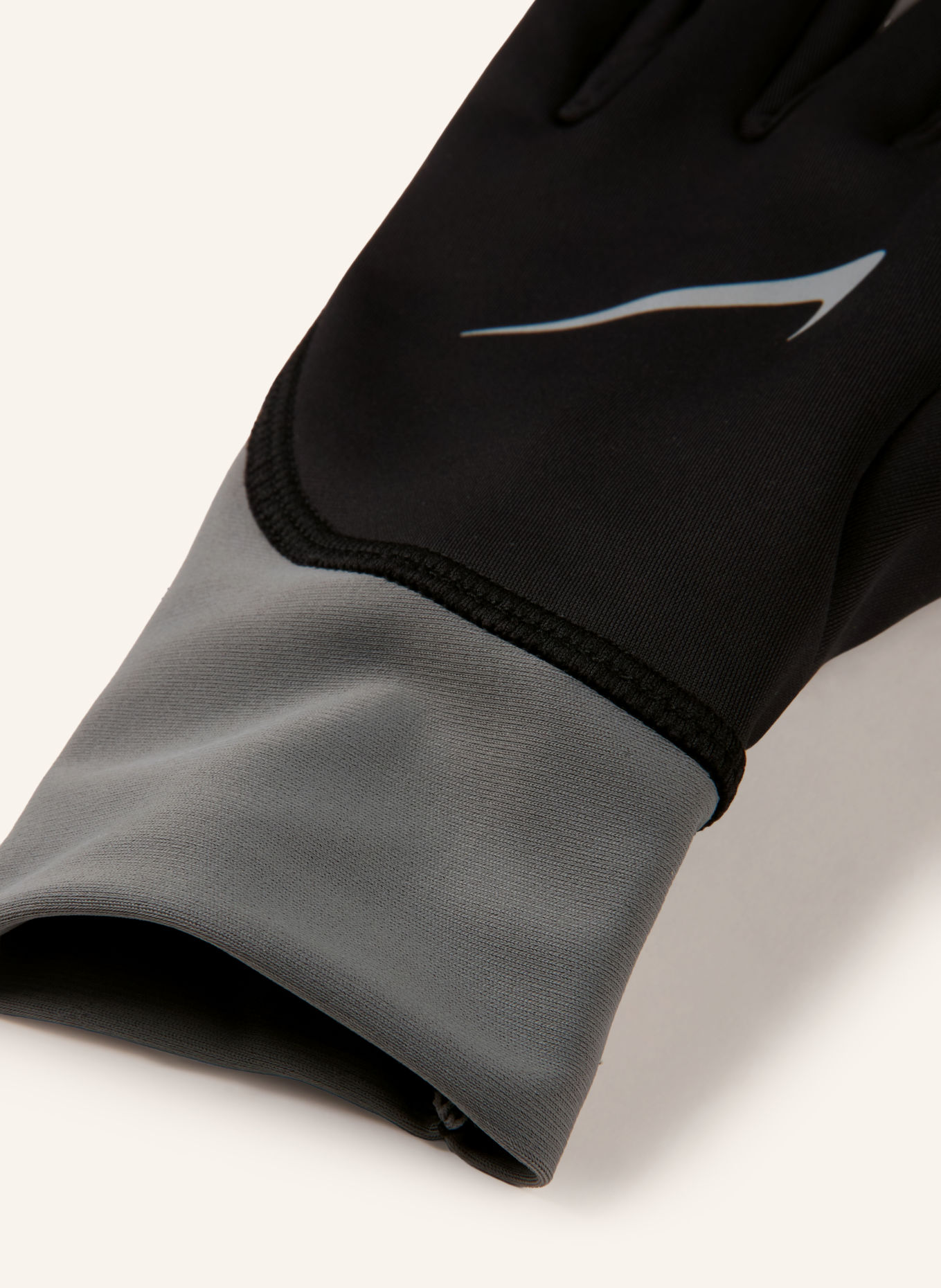 Nike Multisport-Handschuhe PACER MIDWEIGHT RUNNING mit Touchscreen-Funktion: SCHWARZ / GRAU