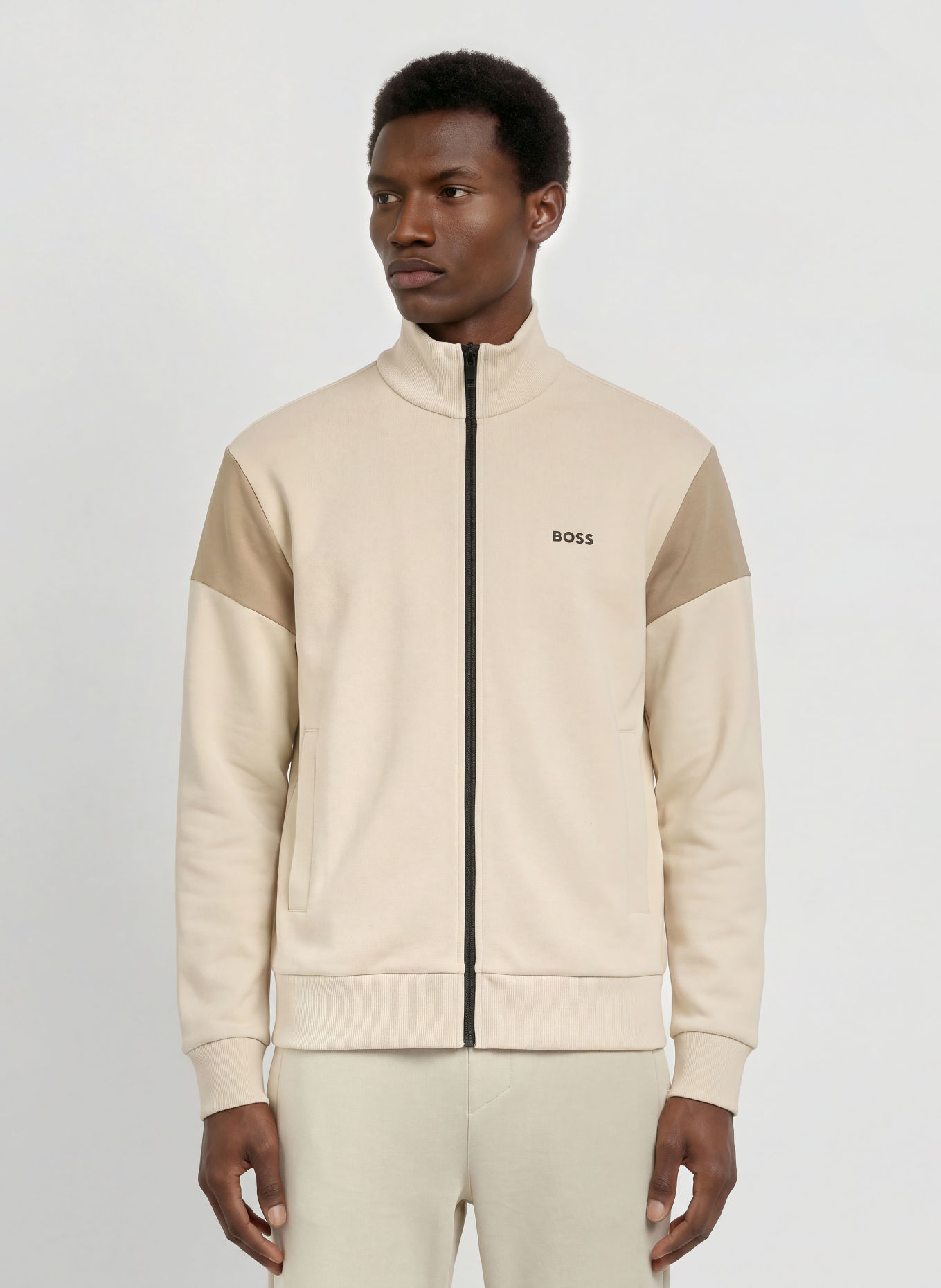 BOSS UNION SKAZ Training Jacket: MINT / GRAY