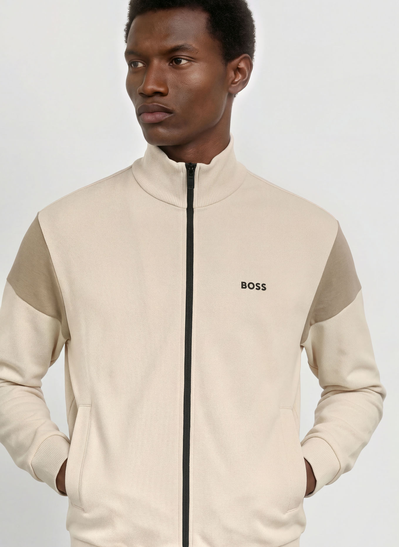 BOSS UNION SKAZ Training Jacket: MINT / GRAY