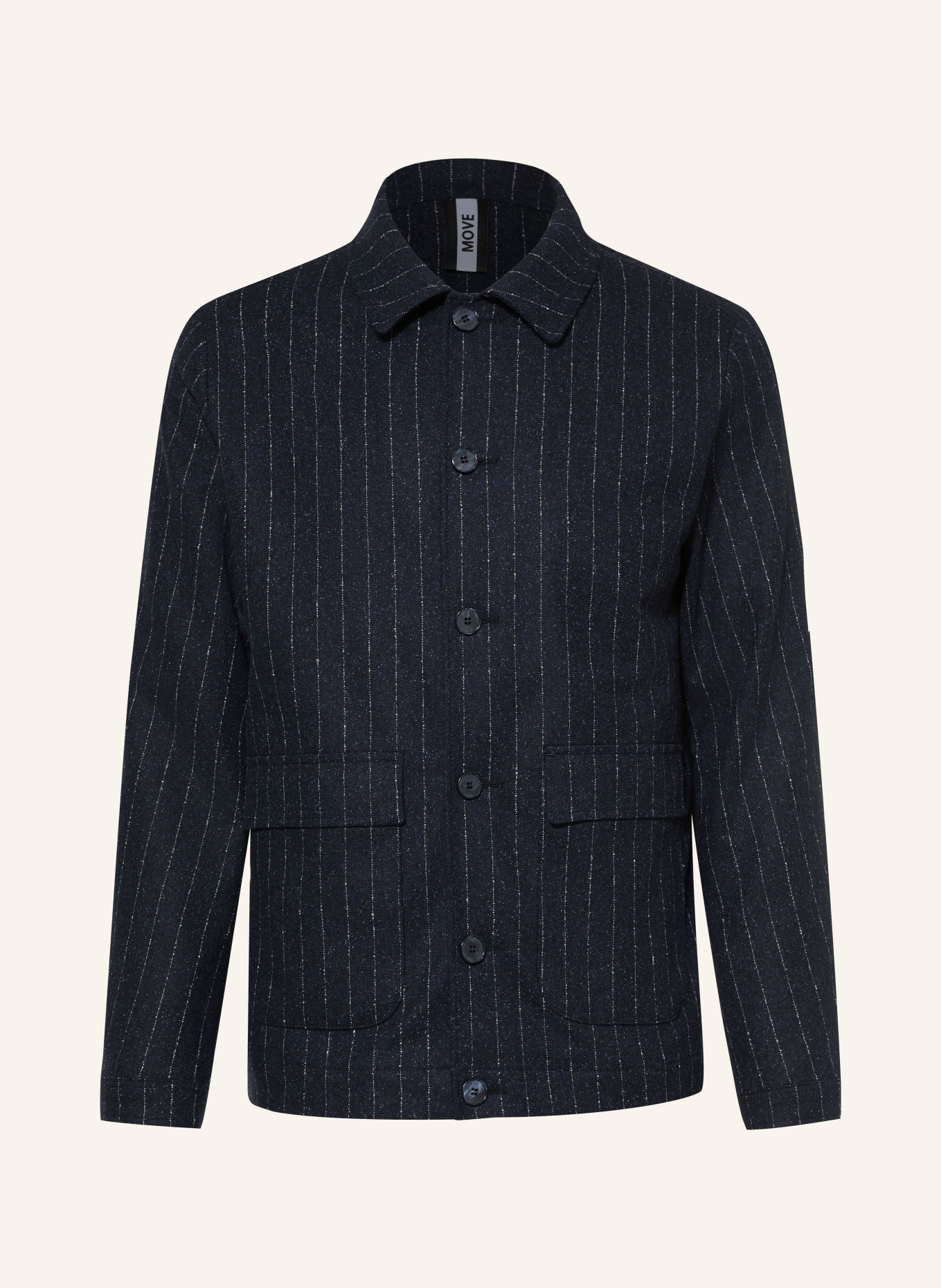 DIGEL move Overshirt BLAKE: TMAVĚ MODRÁ / BÍLÁ