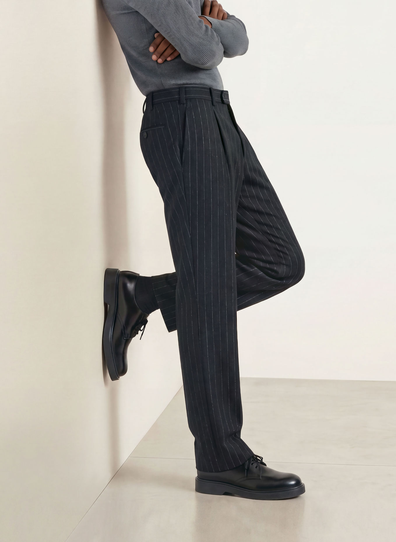 DIGEL move BERT Relaxed Fit Trousers: DARK BLUE