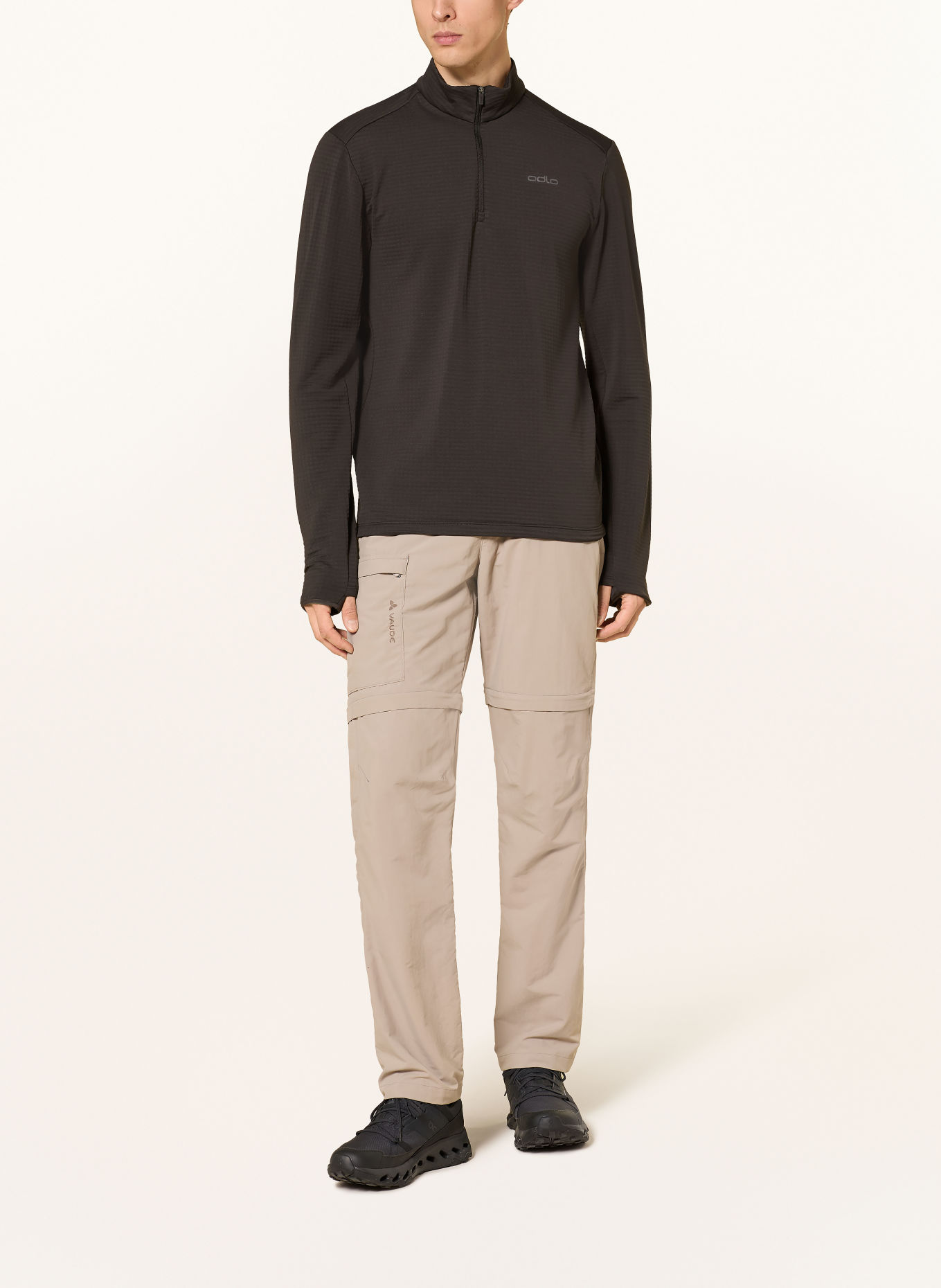 odlo Midlayer ESSENTIAL THERMAL: MARRON FONCÉ