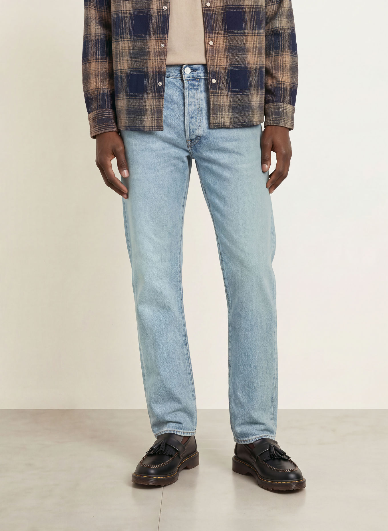 Levi's® Jeans 501® Regular Fit: 62 Med Indigo - Worn In