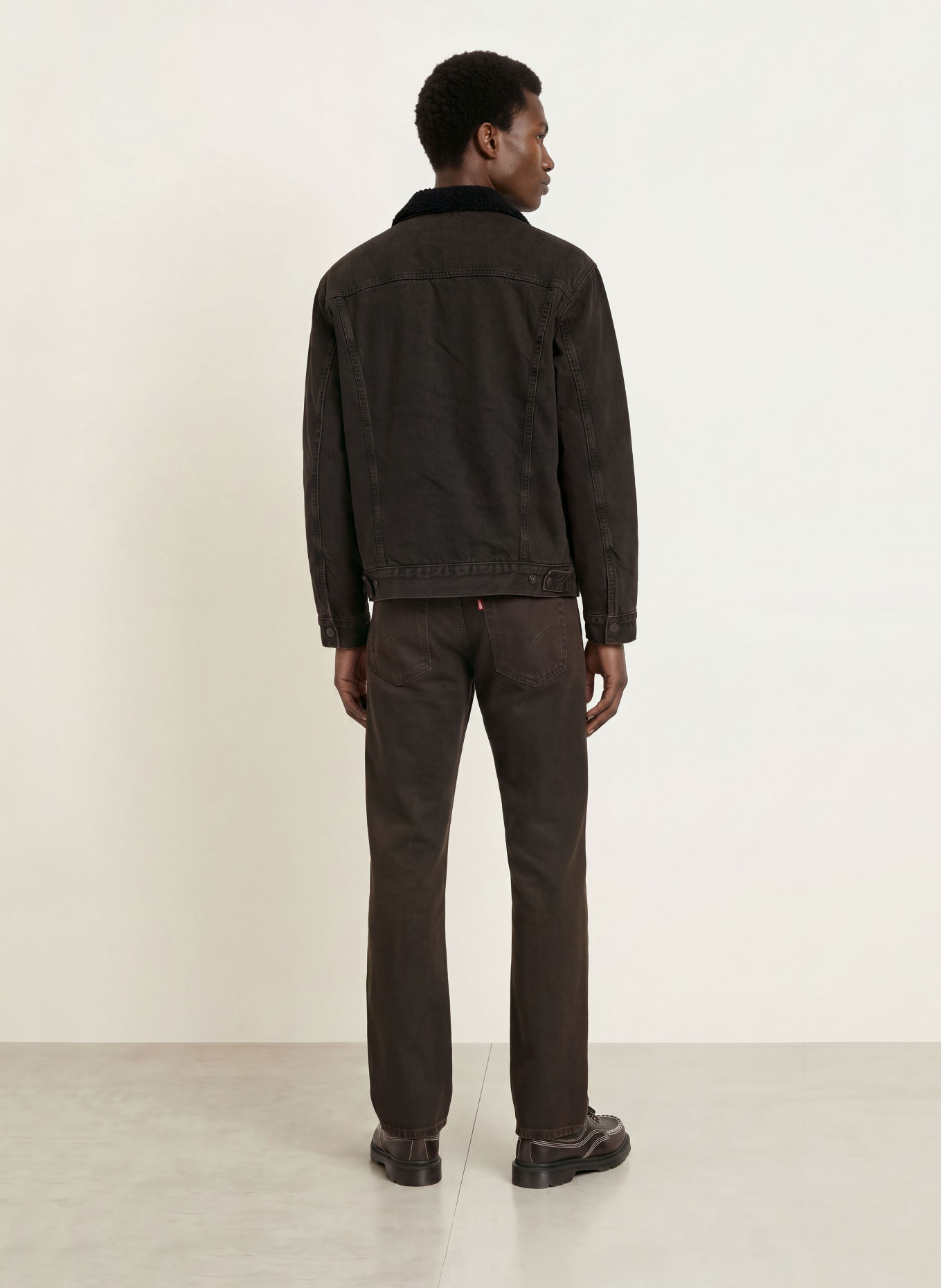 Levi's® Džínová bunda s umělou kožešinou: 48 Browns