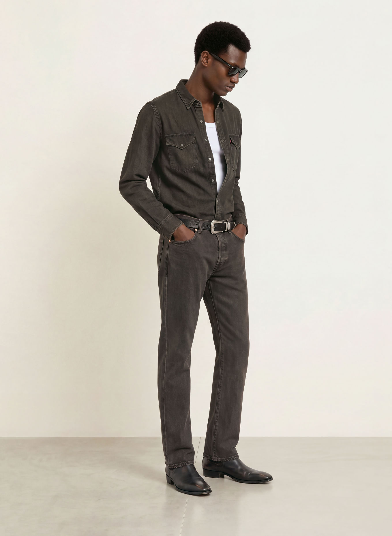 Levi's® Jeanshemd WESTERN Relaxed Fit: BRAUN