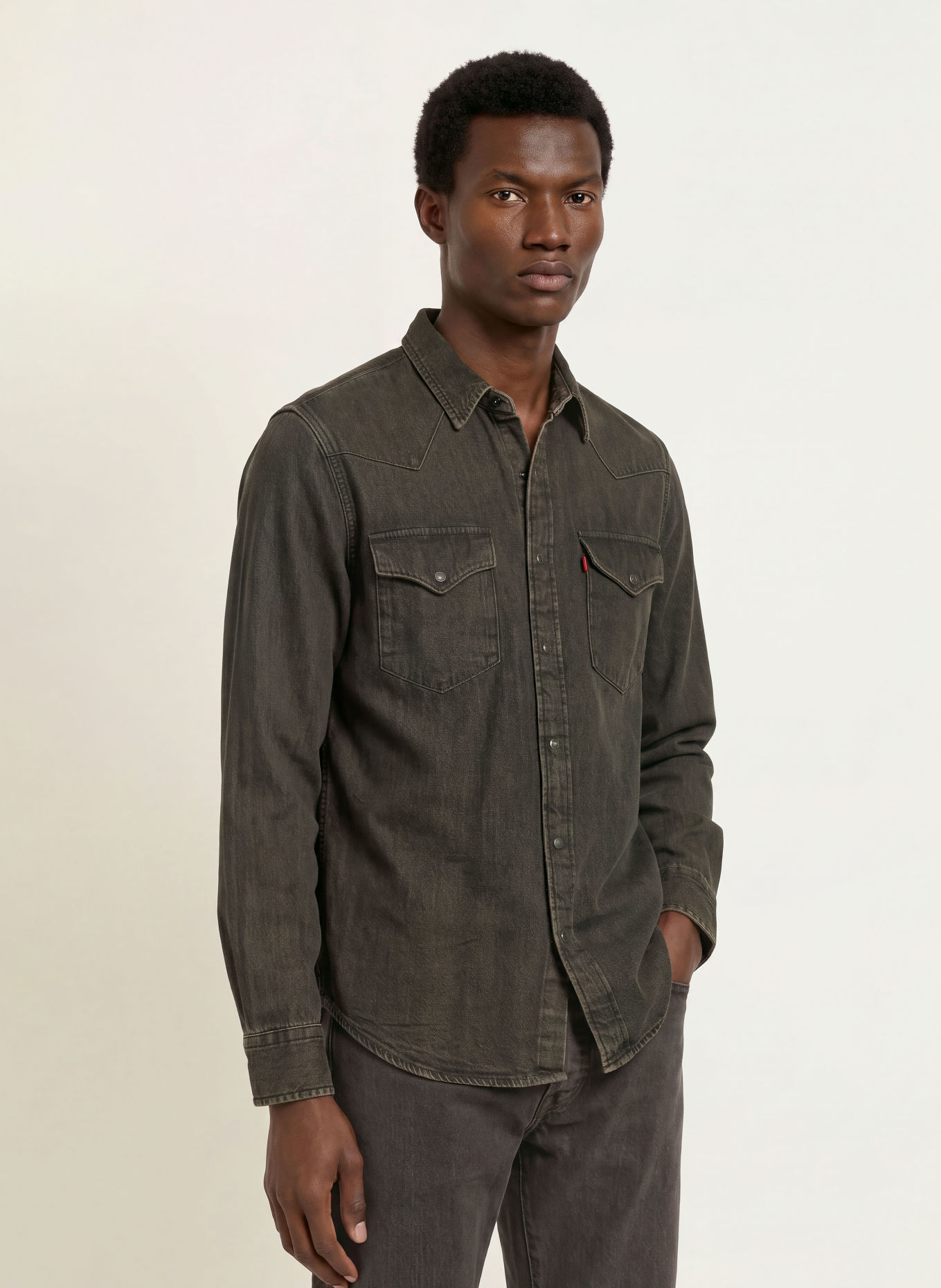 Levi's® Jeanshemd WESTERN Relaxed Fit: BRAUN