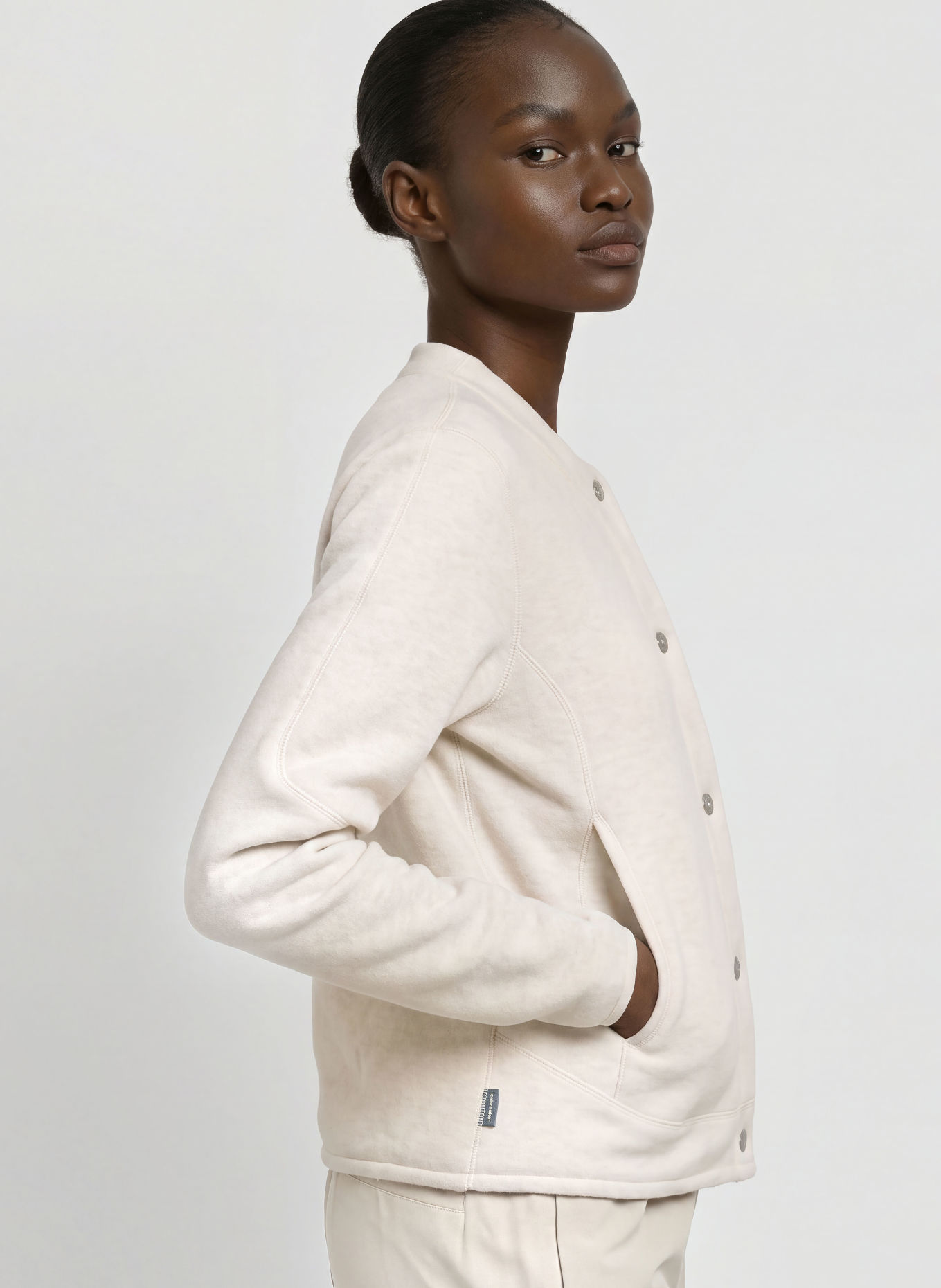 icebreaker Kurtka z polaru MERINO 800 REALFLEECE™ z wełną merynosową: KREMOWY