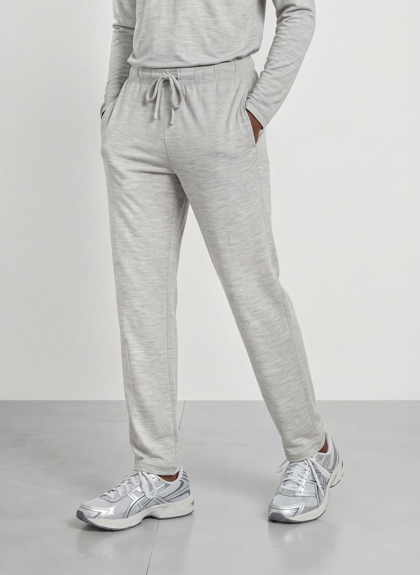 icebreaker 150 LODGE Merino Wool Functional Underwear Trousers: GRAY