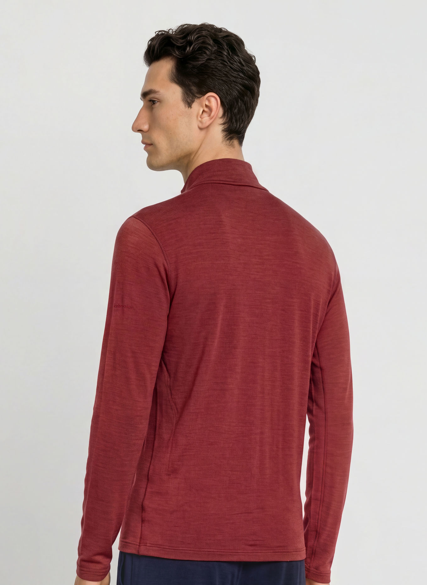icebreaker Midlayer 200 OASIS van merinowol: ROOD