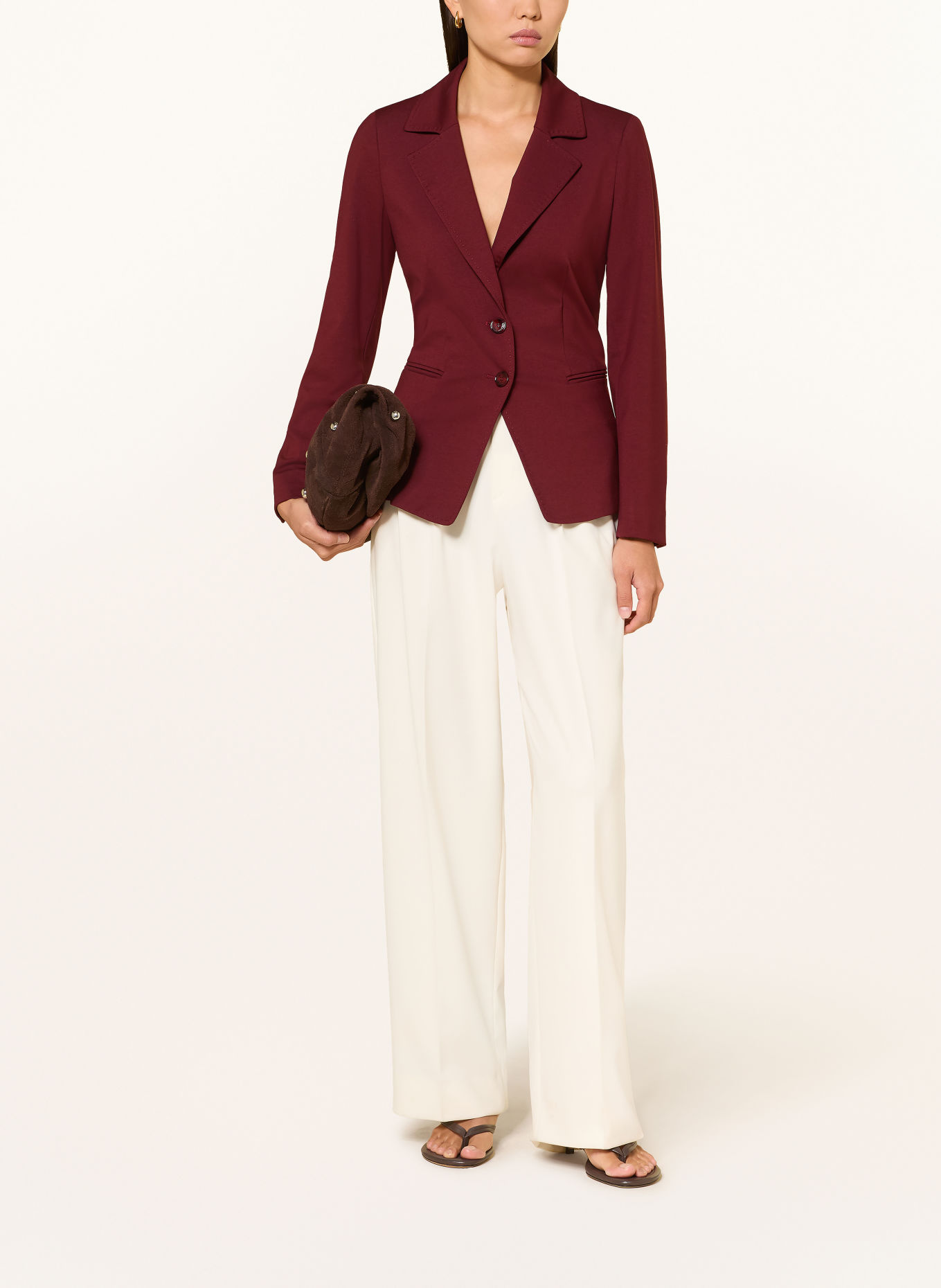 MARELLA Blazer SGOMMOSO: DONKERROOD