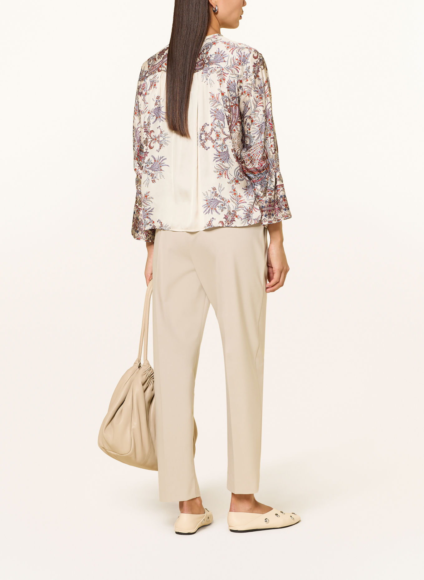 MARELLA Bluse MMLGIRINO: CREME / ROT / BLAU
