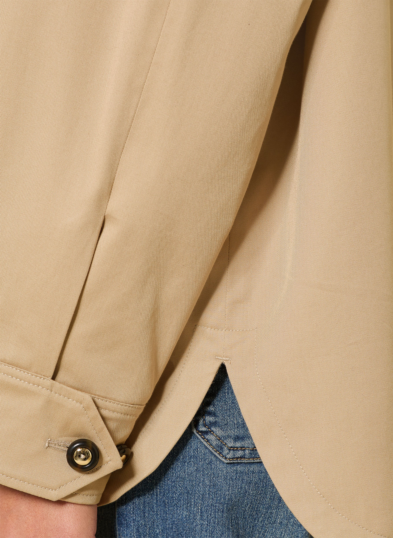 MARELLA Jas EDITTO: BEIGE / DONKERROOD