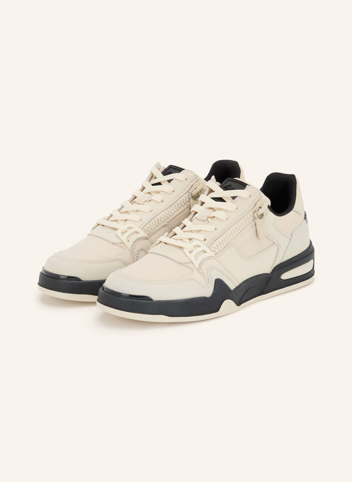 GIUSEPPE ZANOTTI DESIGN Sneakers TOMAIA: CRÈME / NOIR