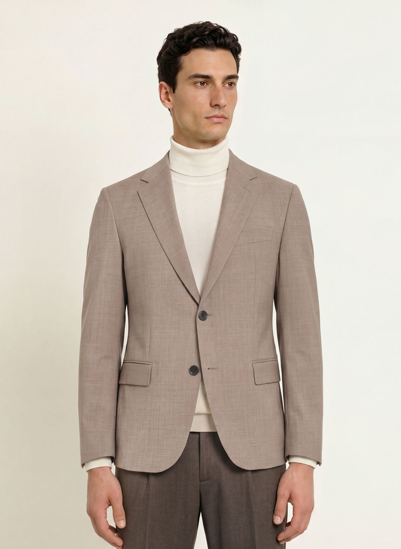 STRELLSON ALZER4 Slim Fit Suit Jacket: 259 Dark Beige 259