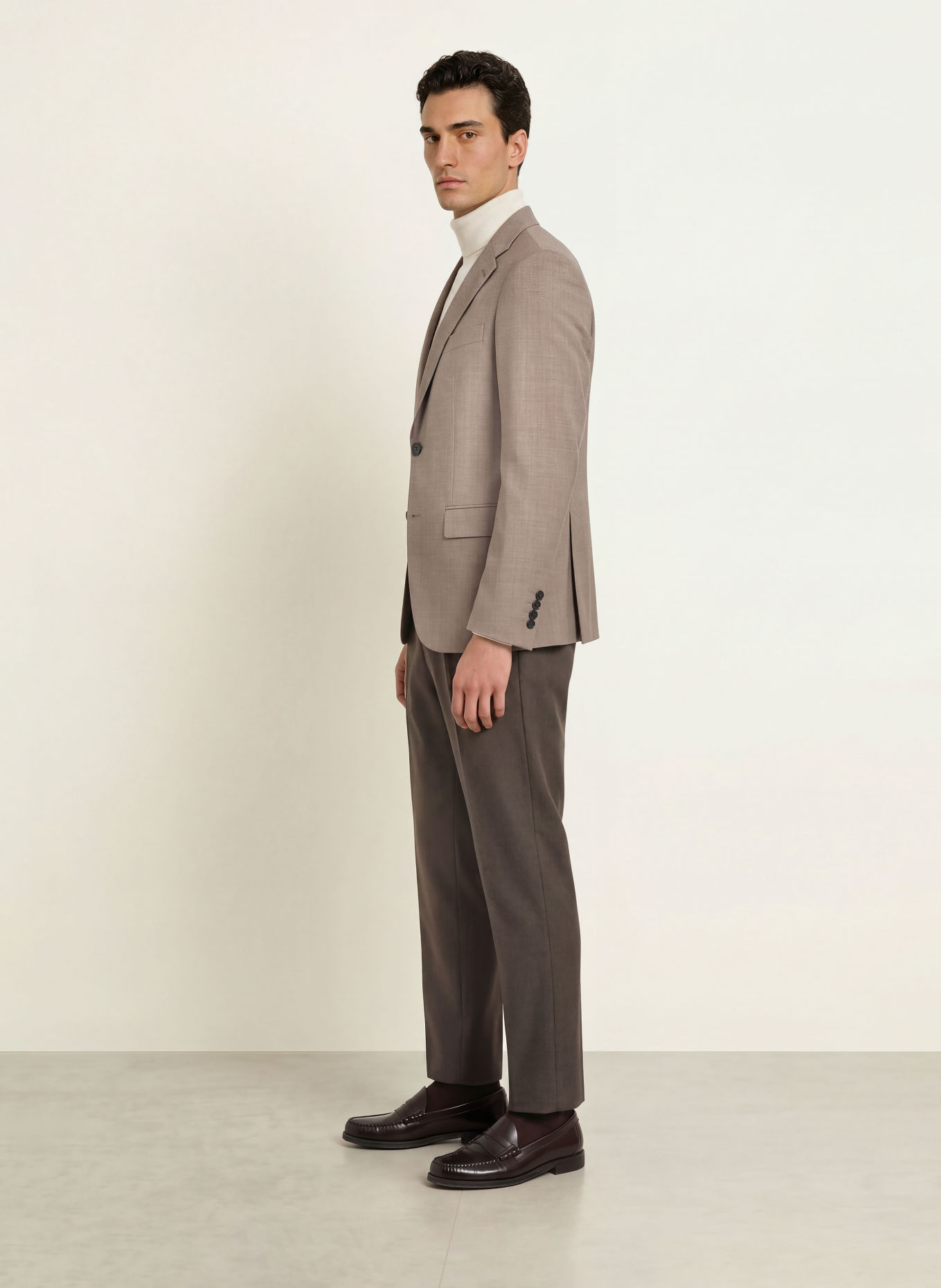 STRELLSON ALZER4 Slim Fit Suit Jacket: 259 Dark Beige 259